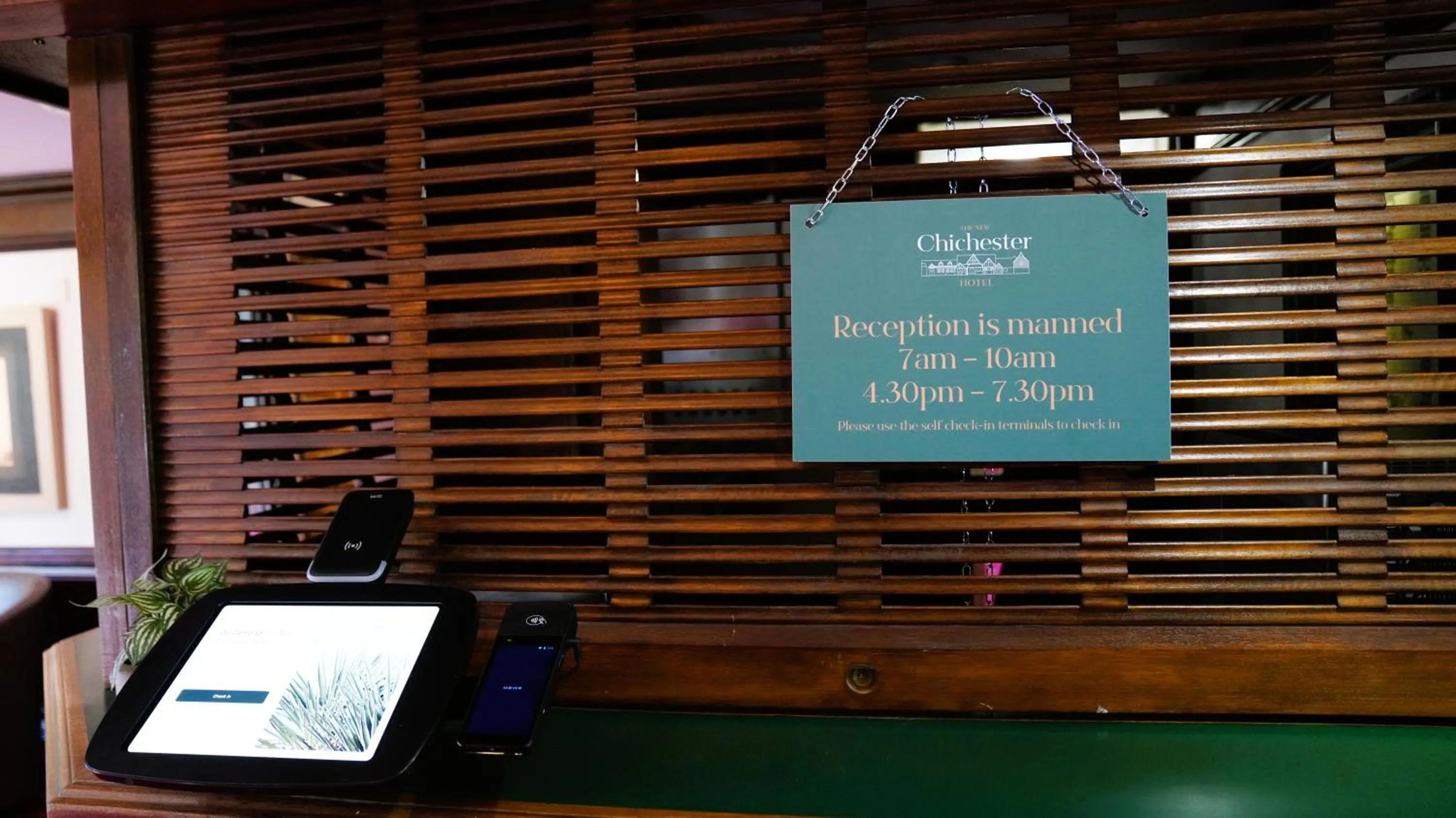 Lobby or reception in The New Chichester Hotel