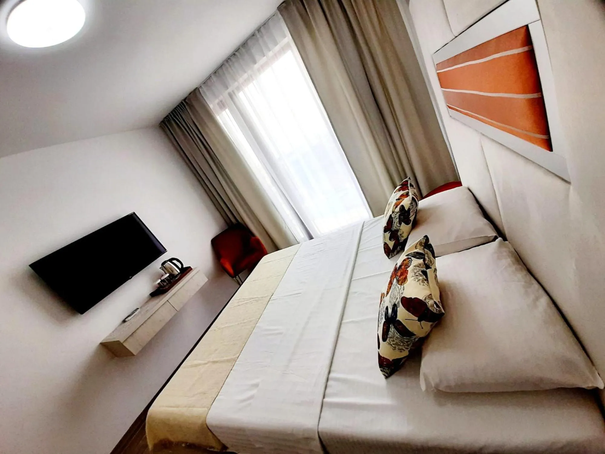 Bedroom, Bed in Adriano pe plaja Belona