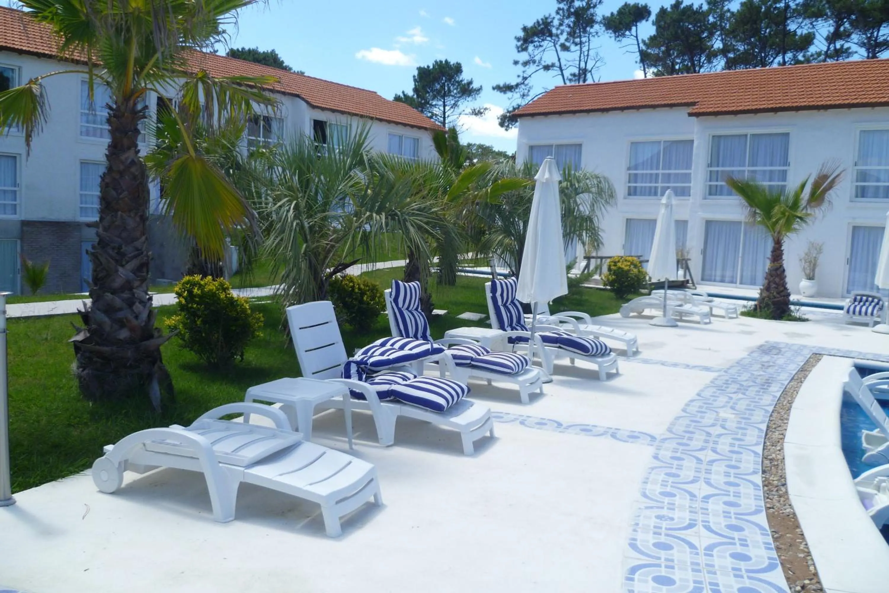 Patio in Palmeras Beach Hotel