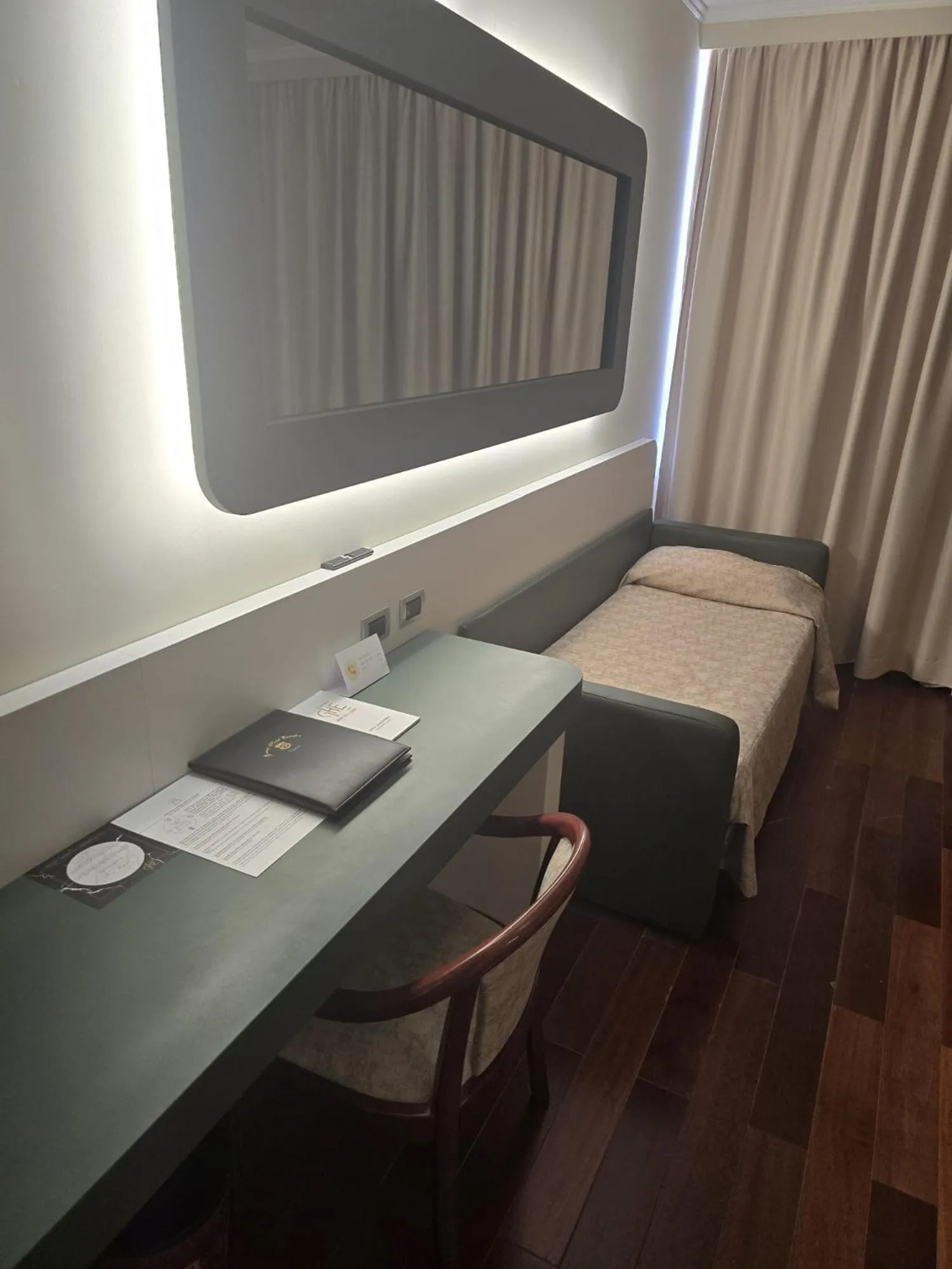 Bed in Grand Hotel Europa