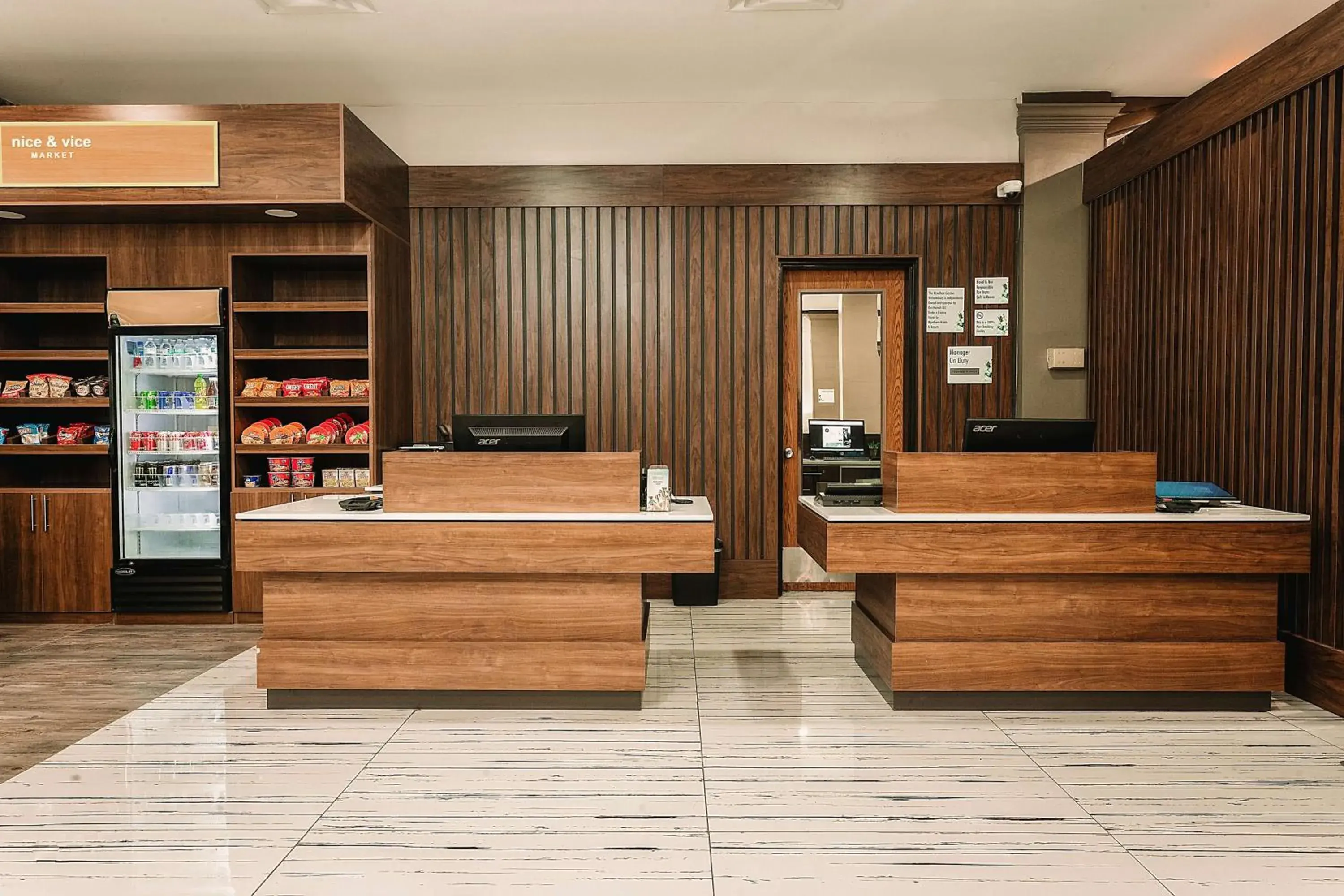 Lobby or reception in Wyndham Garden Williamsburg Busch Gardens Area Lobby or reception in Wyndham Garden Williamsburg Busch Gardens Area