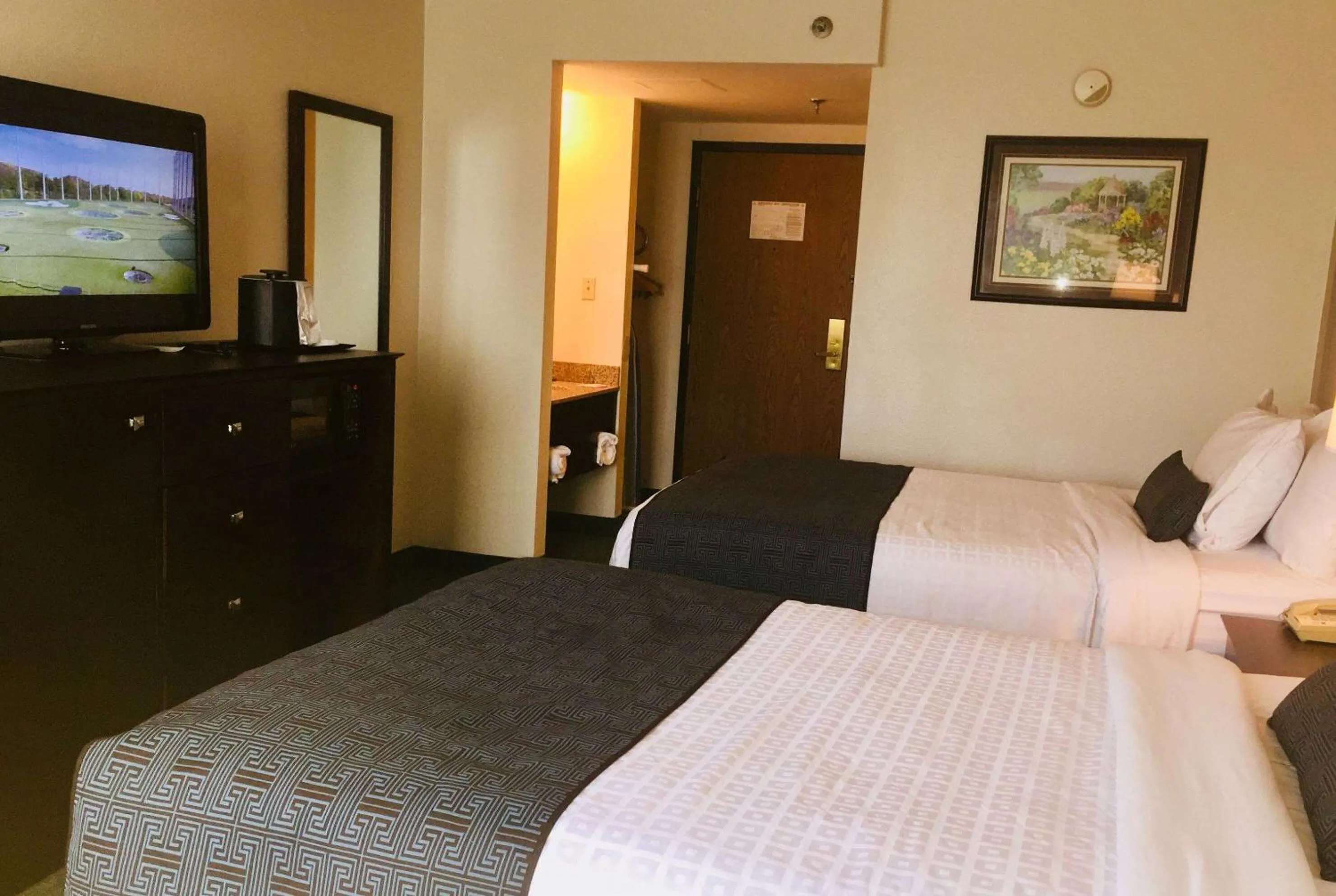 Photo of the whole room, Bed in Wyndham Garden Williamsburg Busch Gardens Area