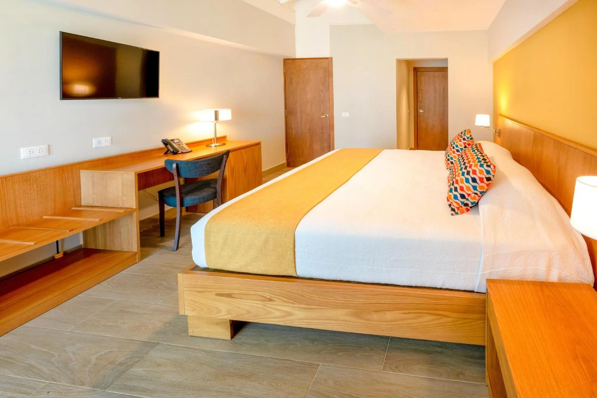 Bed in Coral Costa Caribe Beach Resort - All Inclusive