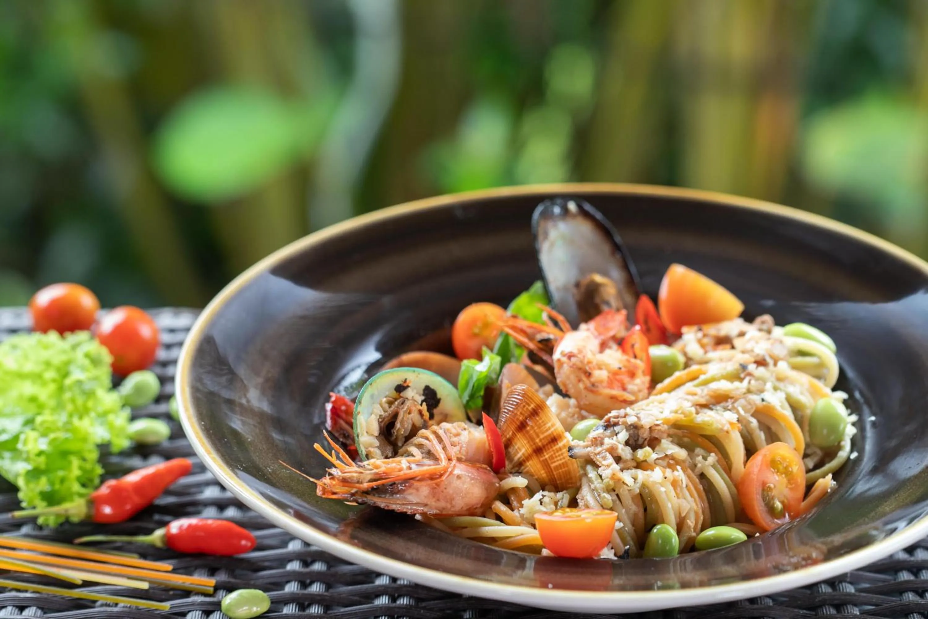Food and drinks in Ubud Nyuh Bali Resort & Spa