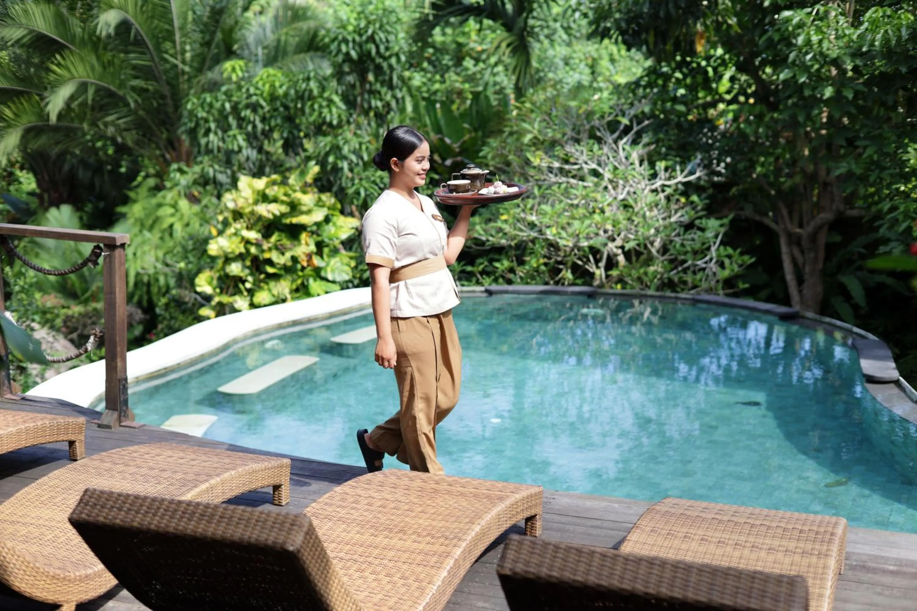 Pool view in Ubud Nyuh Bali Resort & Spa