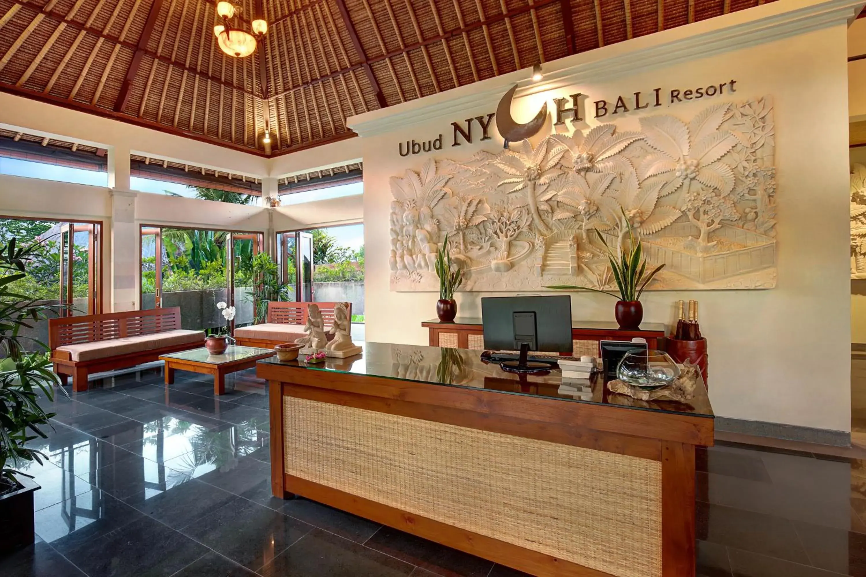 Lobby or reception in Ubud Nyuh Bali Resort & Spa Lobby or reception in Ubud Nyuh Bali Resort & Spa