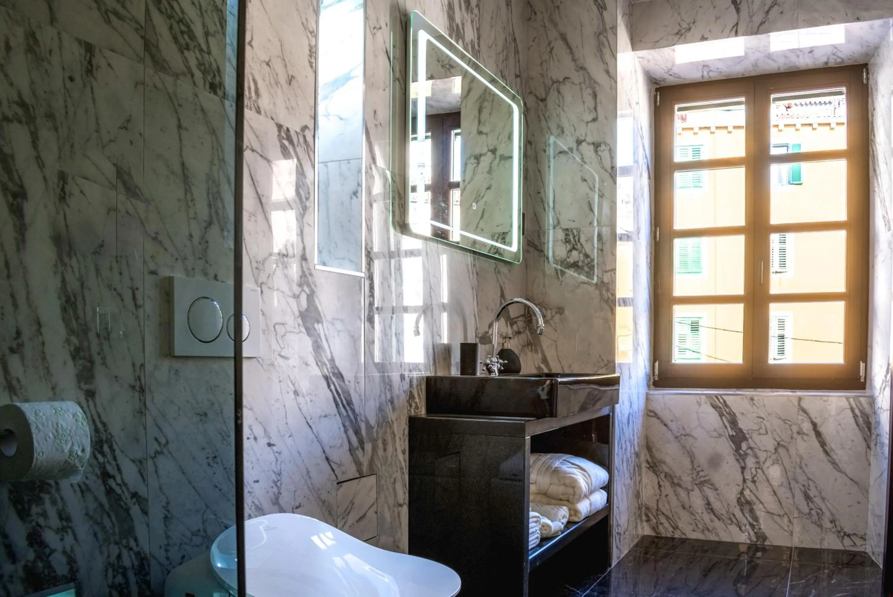 Bathroom in King Kresimir Heritage Hotel