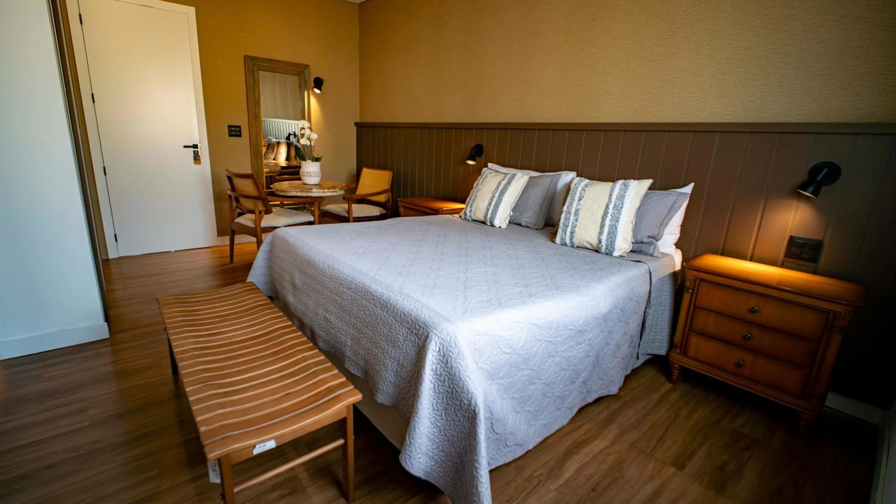 Bed in Pousada Pequena Tiradentes