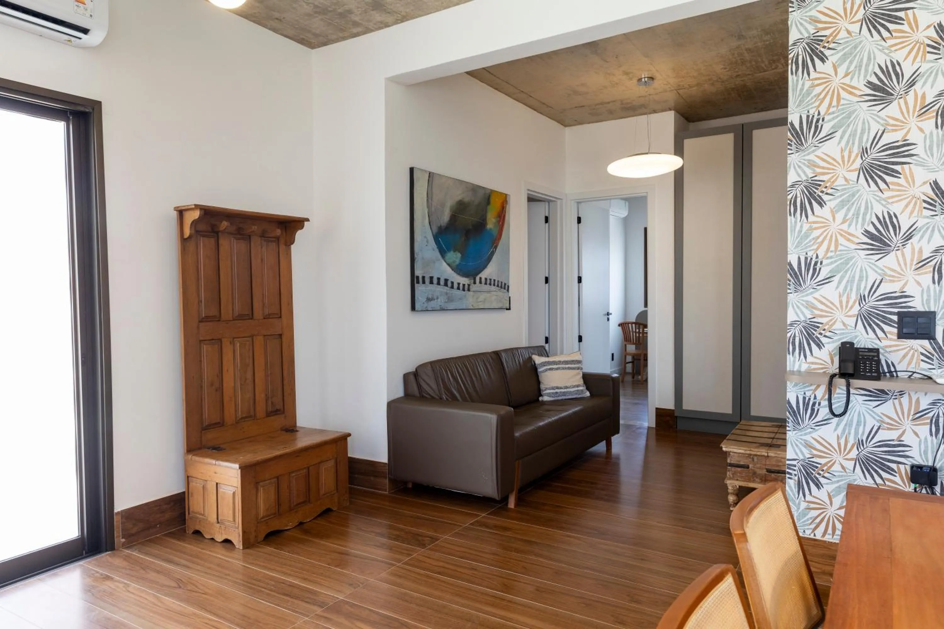 Living room in Pousada Pequena Tiradentes