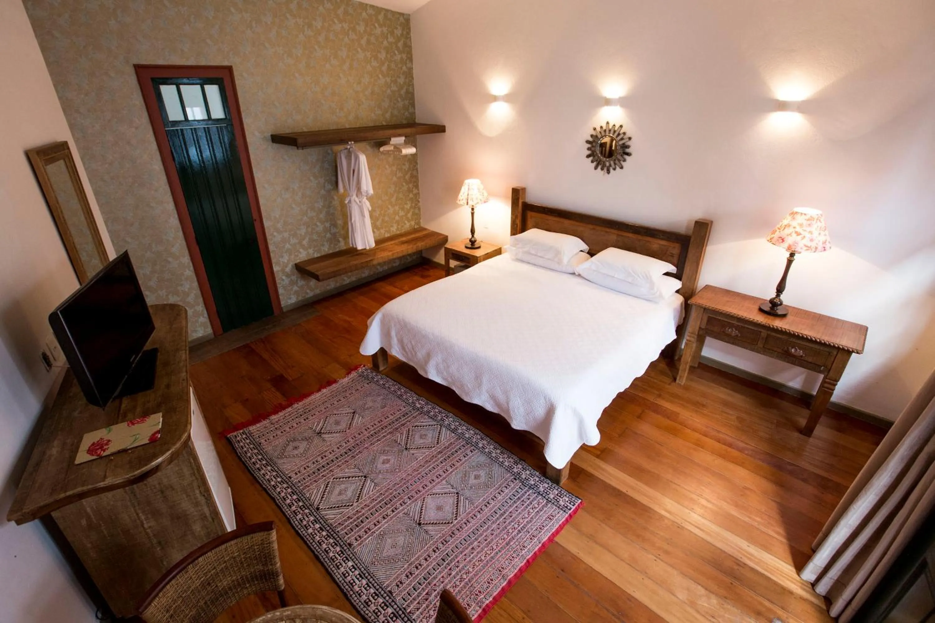 Bed in Pousada Pequena Tiradentes