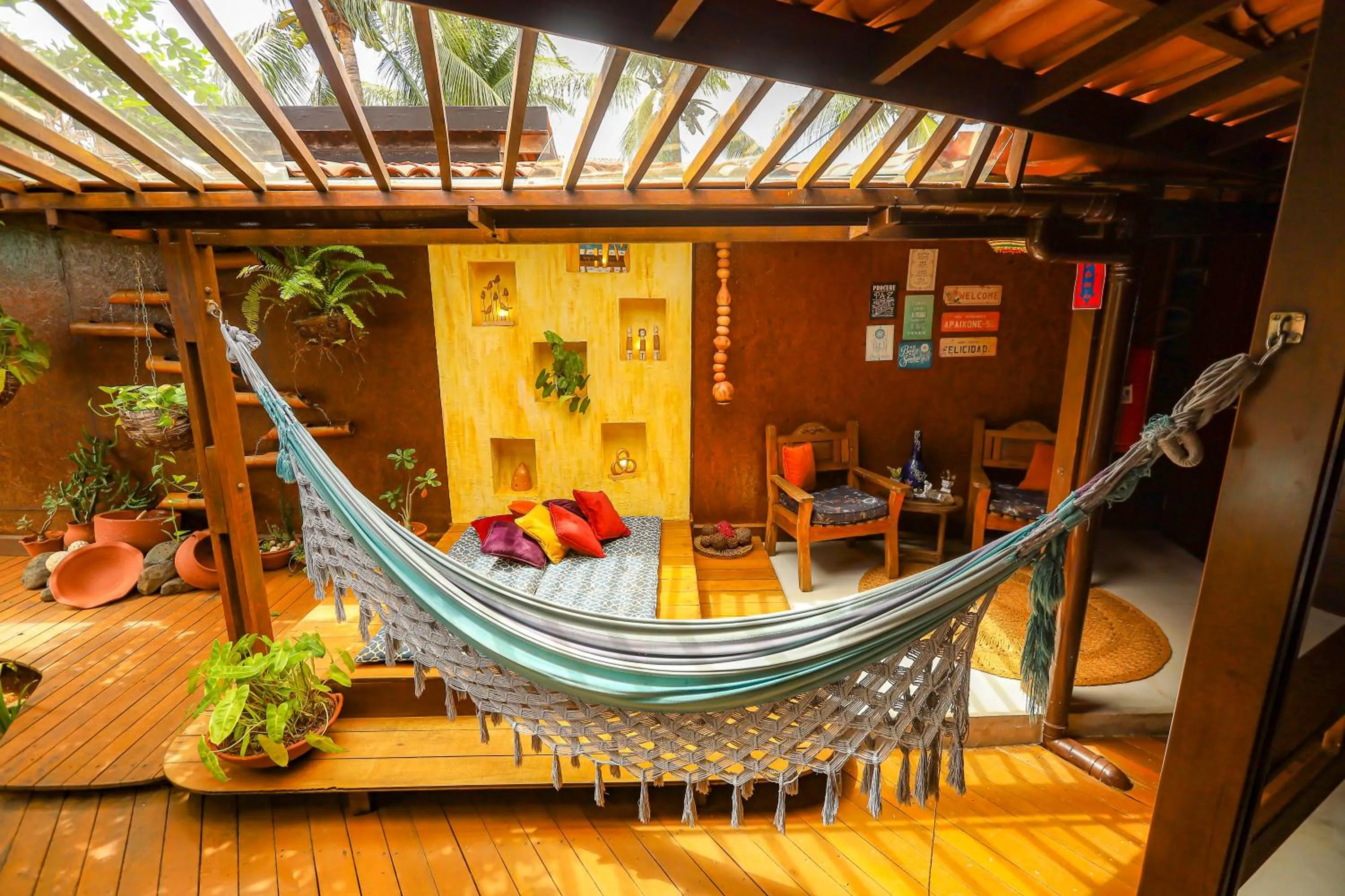 Seating area in Beco Pousada Boutique