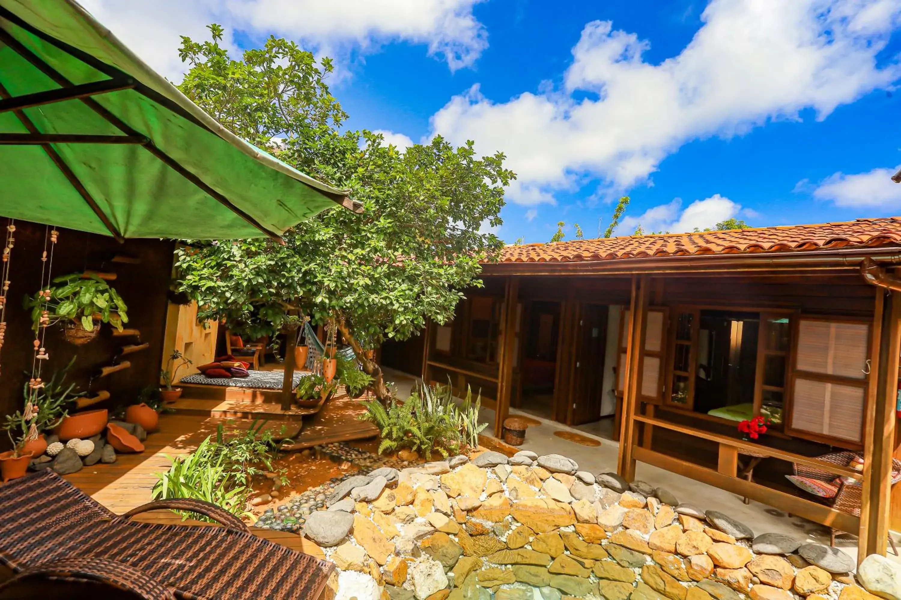 Garden view in Beco Pousada Boutique Garden view in Beco Pousada Boutique