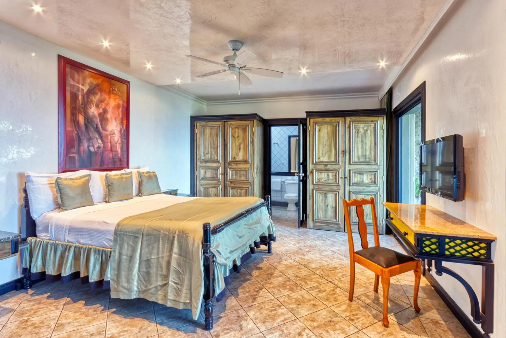 Bedroom, Bed in Hotel Villa Caletas