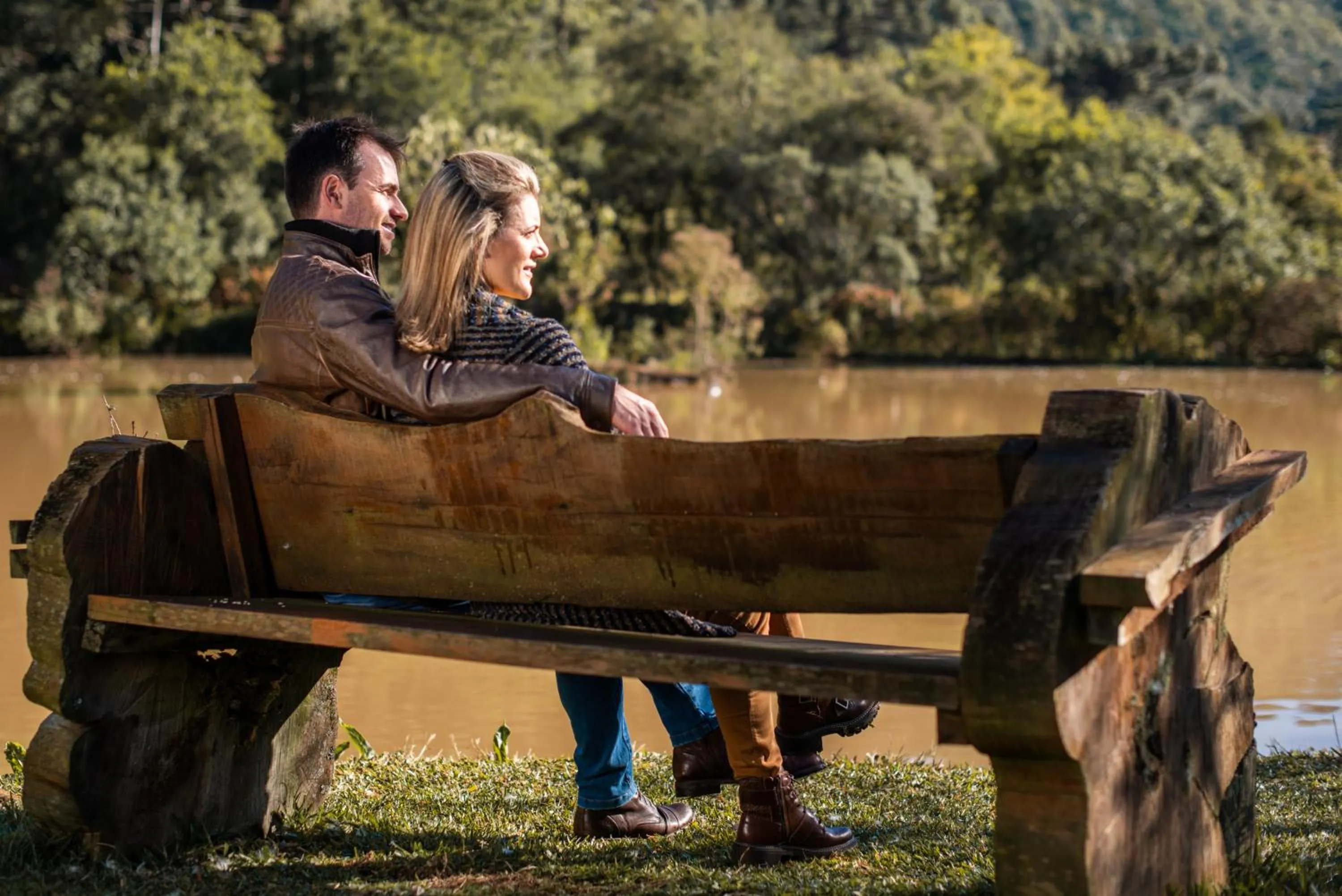 People in Hotel Fioreze Chalés