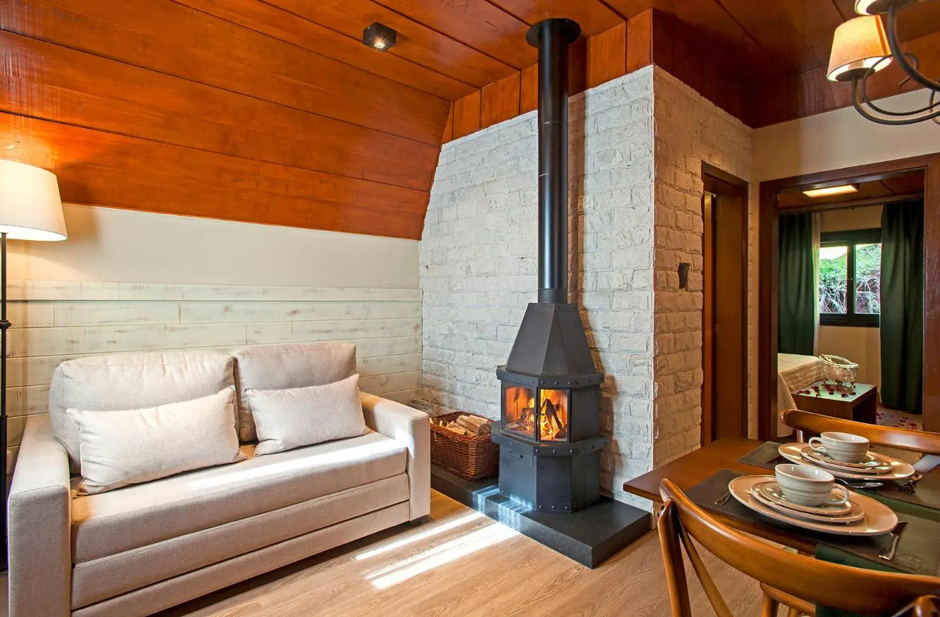 Living room in Hotel Fioreze Chalés Living room in Hotel Fioreze Chalés