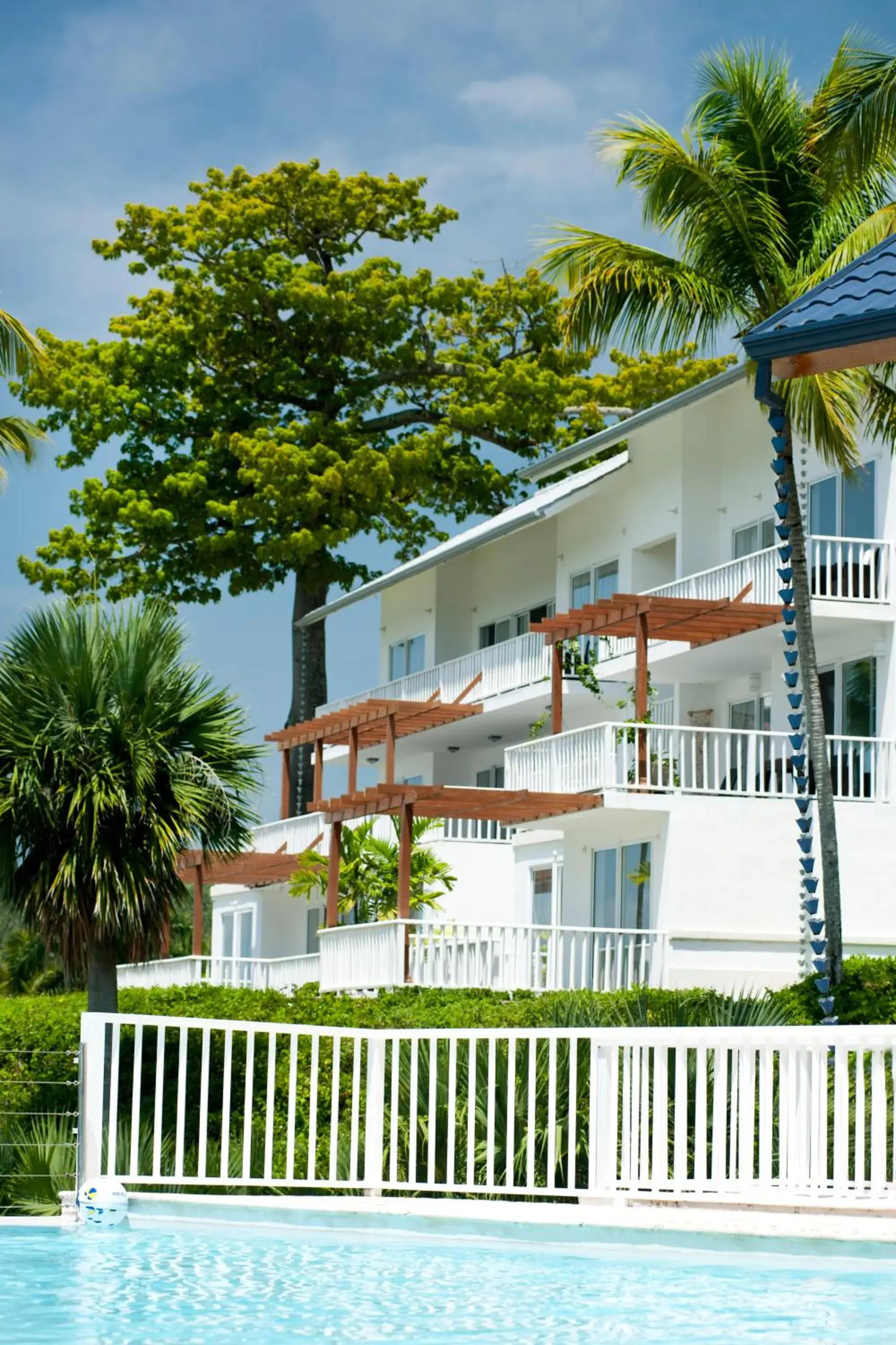 Pool view in Xeliter Vista Mare, Samana Pool view in Xeliter Vista Mare, Samana