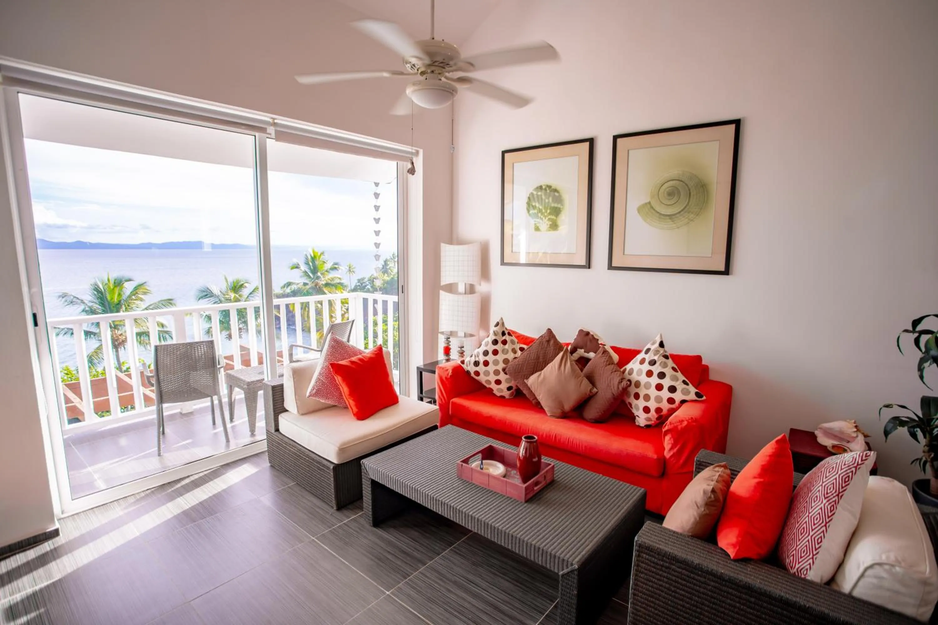 Living room in Xeliter Vista Mare, Samana