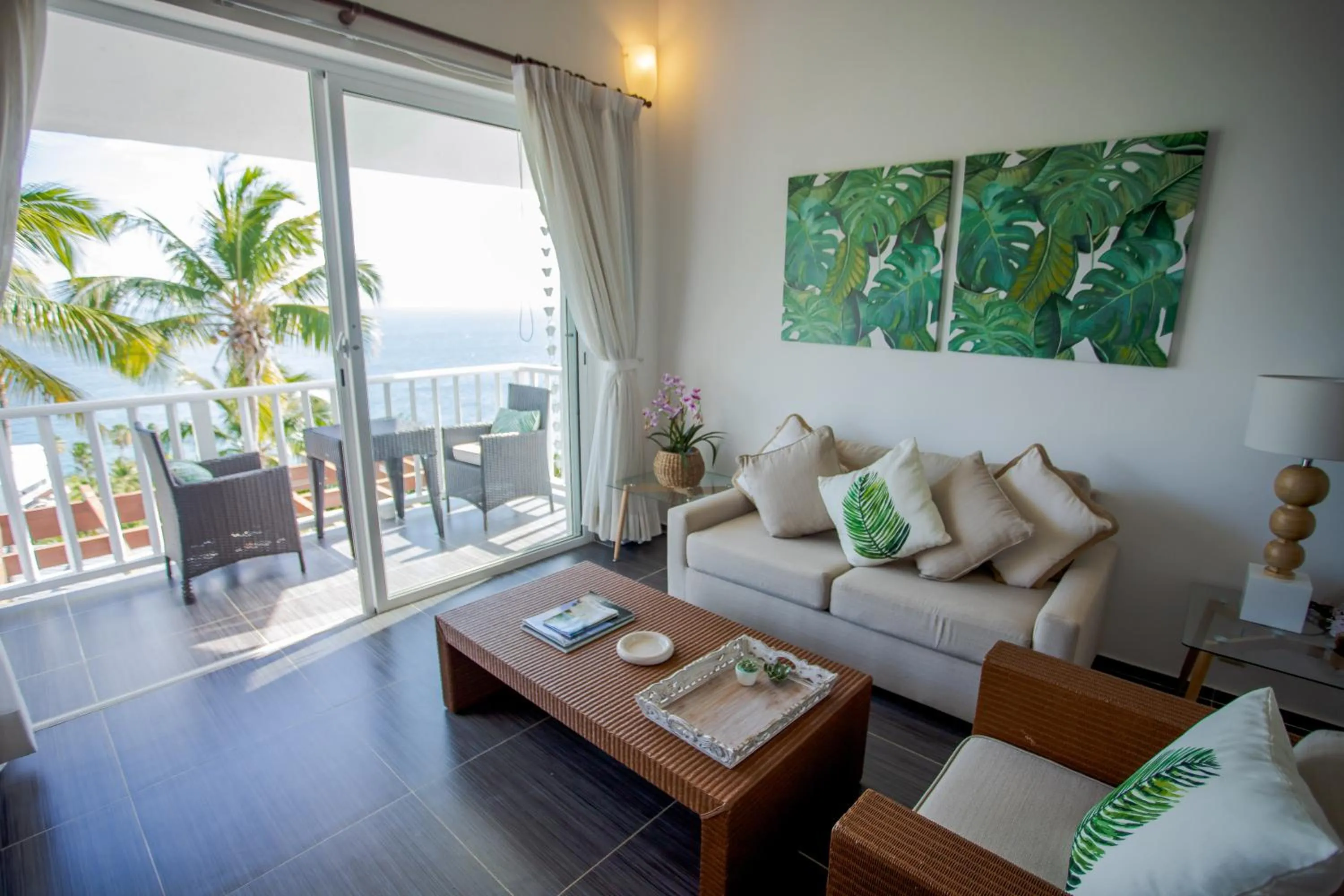 Living room in Xeliter Vista Mare, Samana
