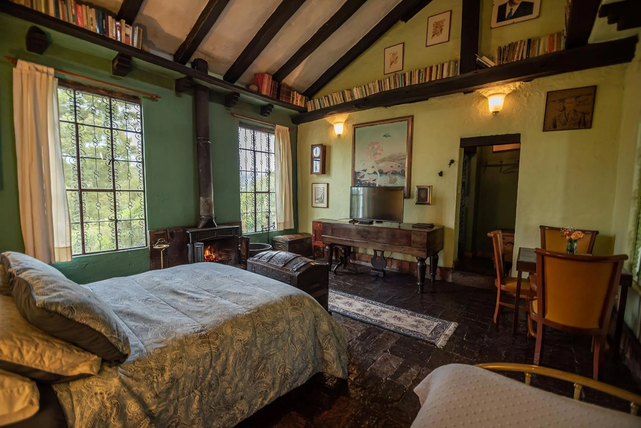 Bed in Posada Cafe La Huerta