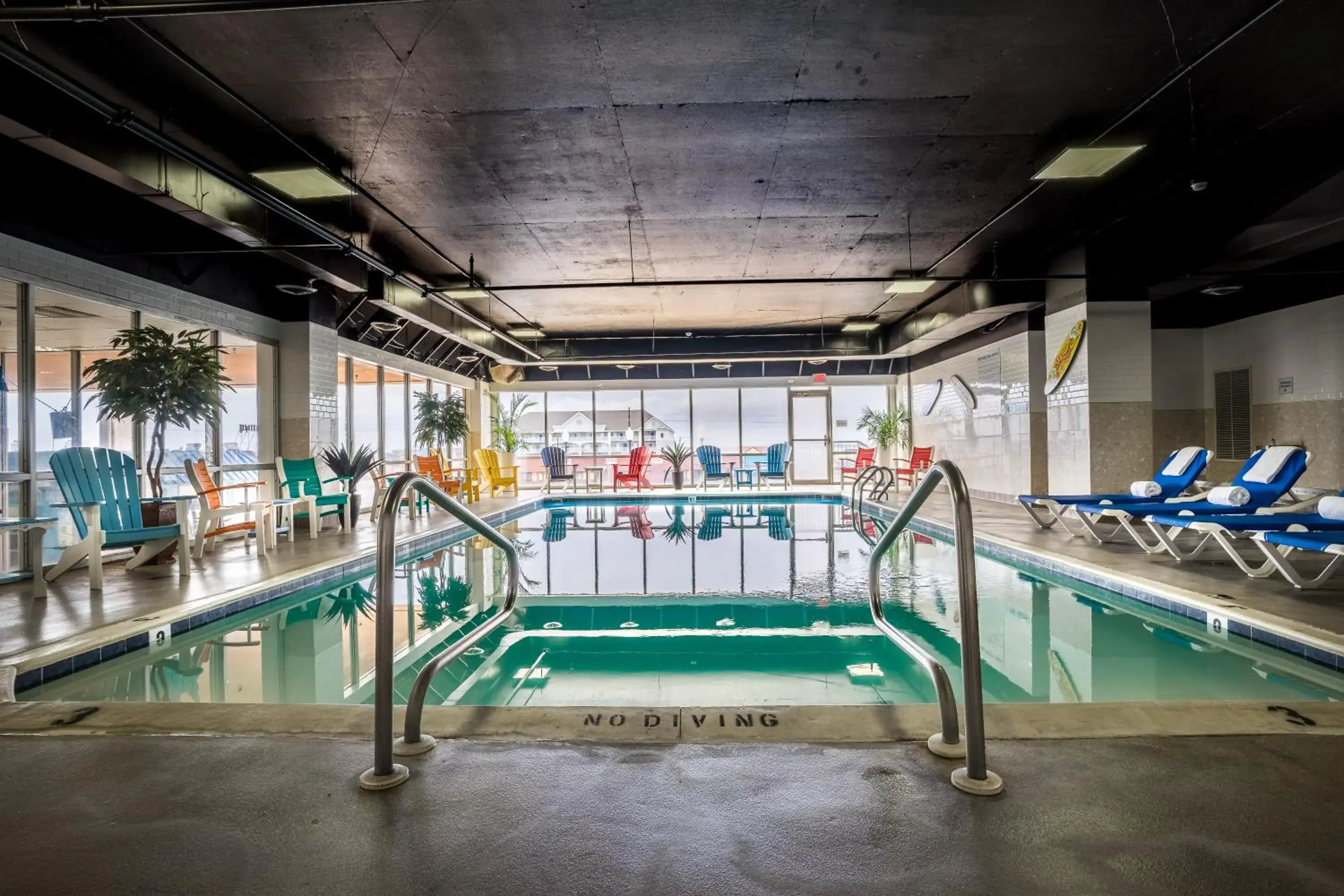 Swimming pool in Grand Hotel Ocean City Oceanfront Swimming pool in Grand Hotel Ocean City Oceanfront