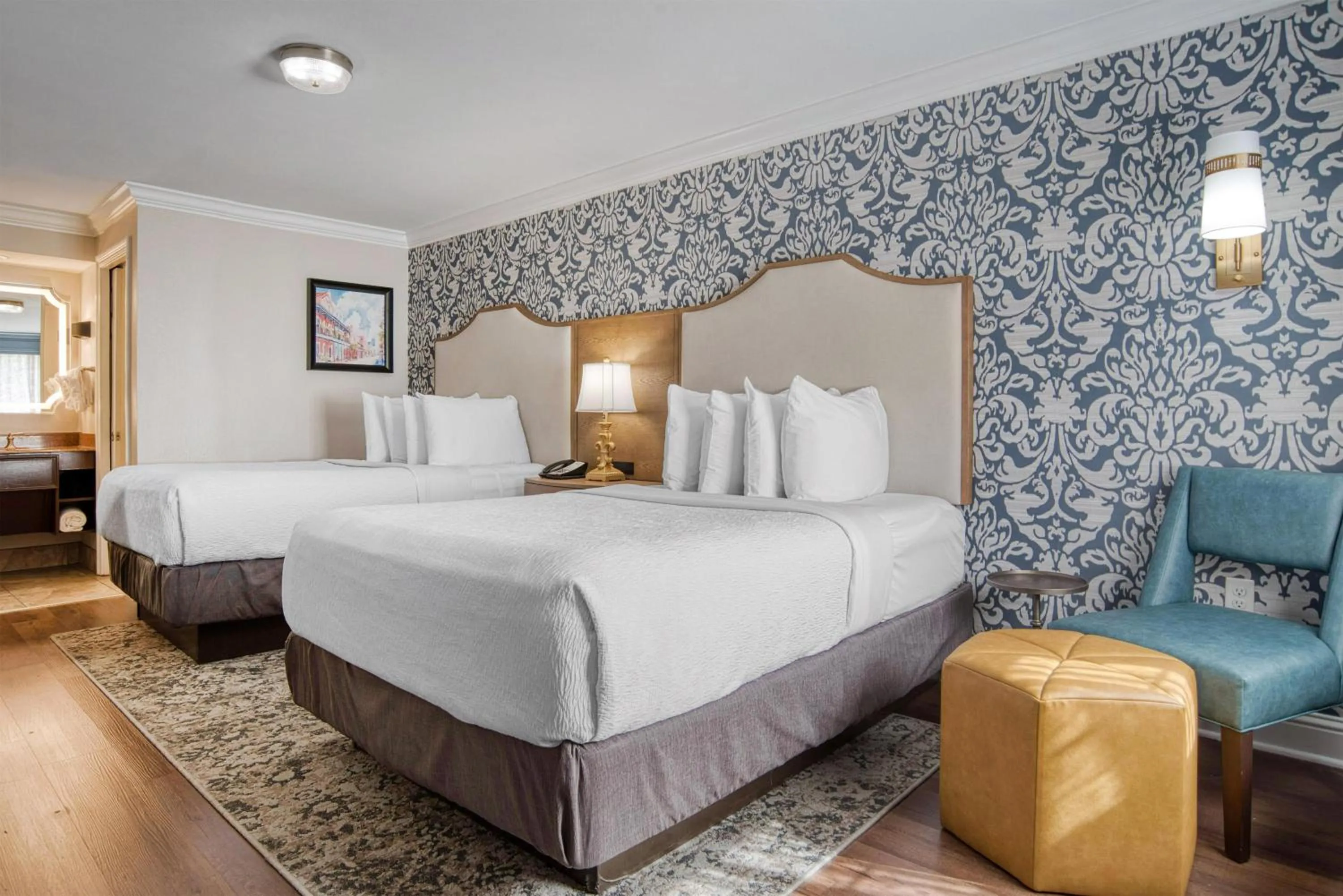 Bedroom, Bed in Best Western Plus French Quarter Courtyard Hotel