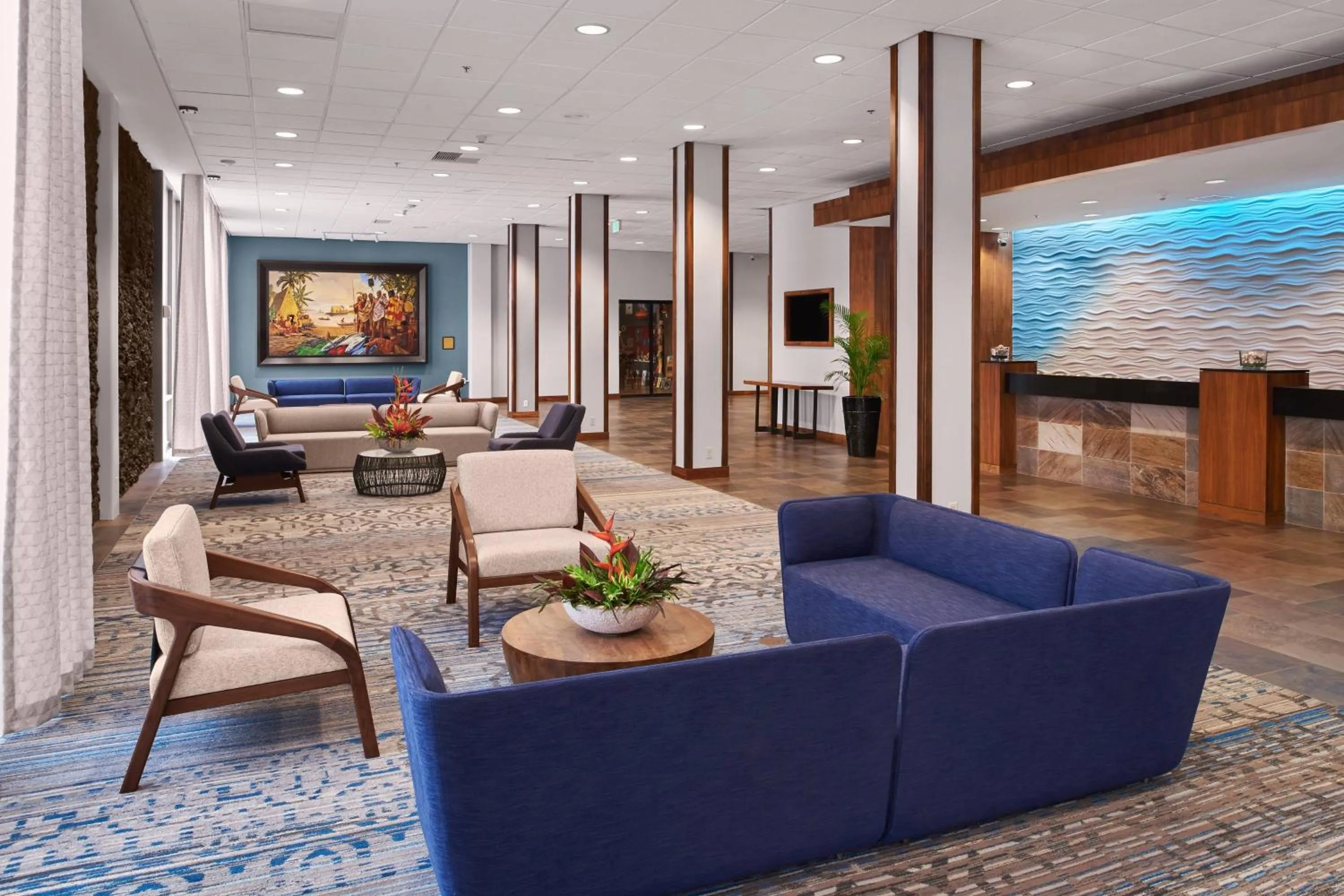 Lobby or reception in Courtyard by Marriott King Kamehameha's Kona Beach Hotel