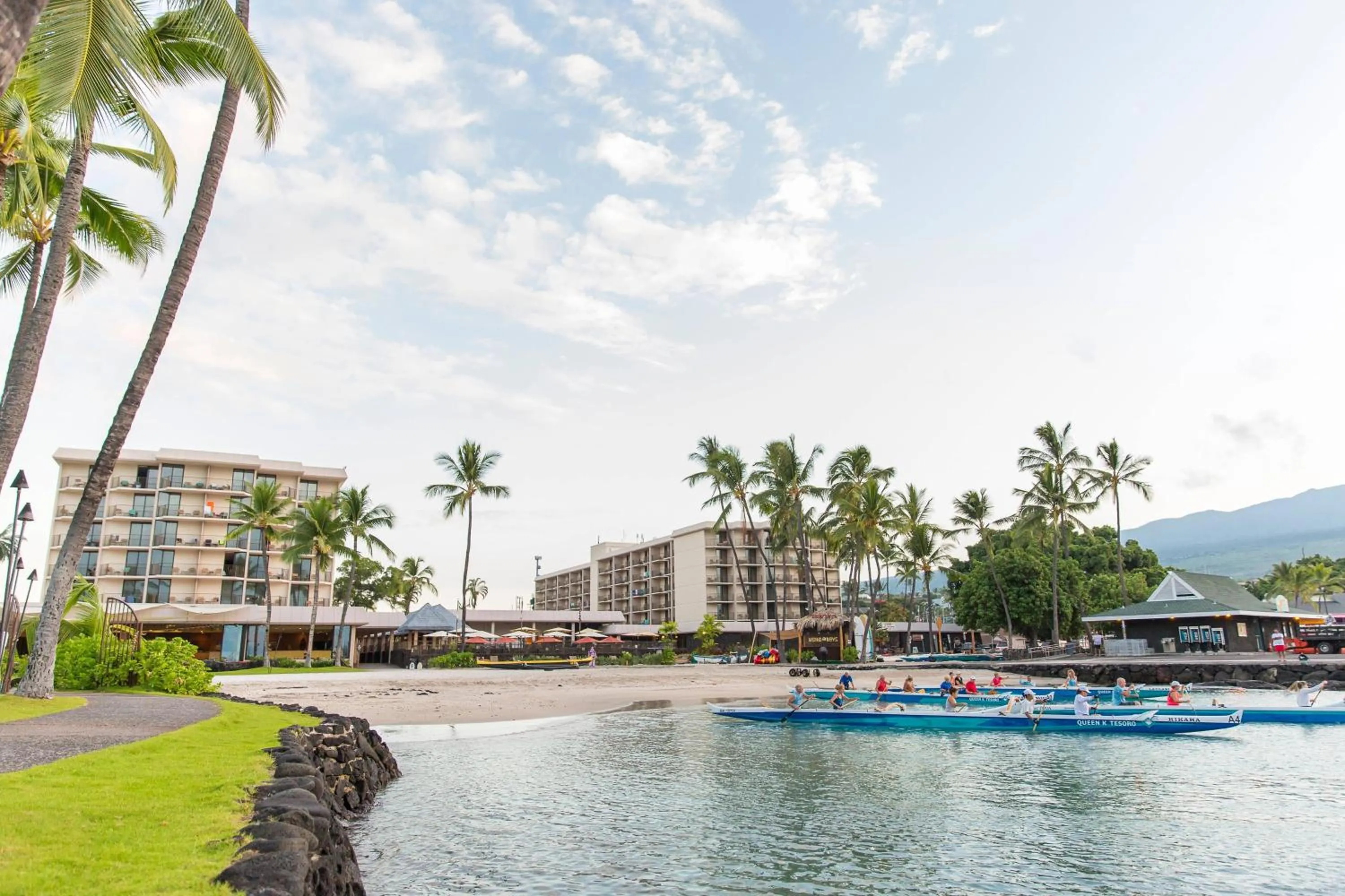 Fitness centre/facilities in Courtyard by Marriott King Kamehameha's Kona Beach Hotel
