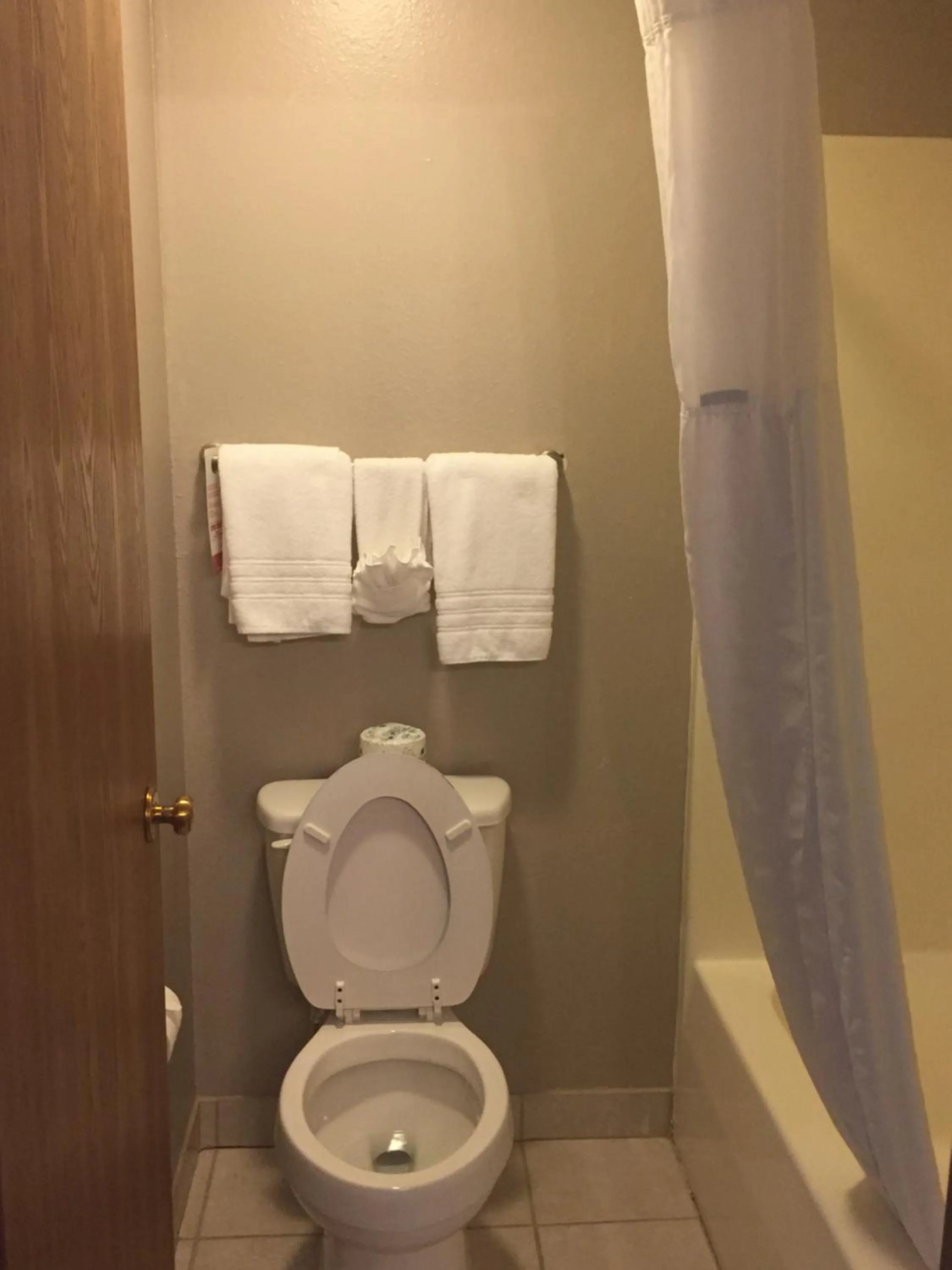 Bathroom in Super 8 by Wyndham Louisville Airport