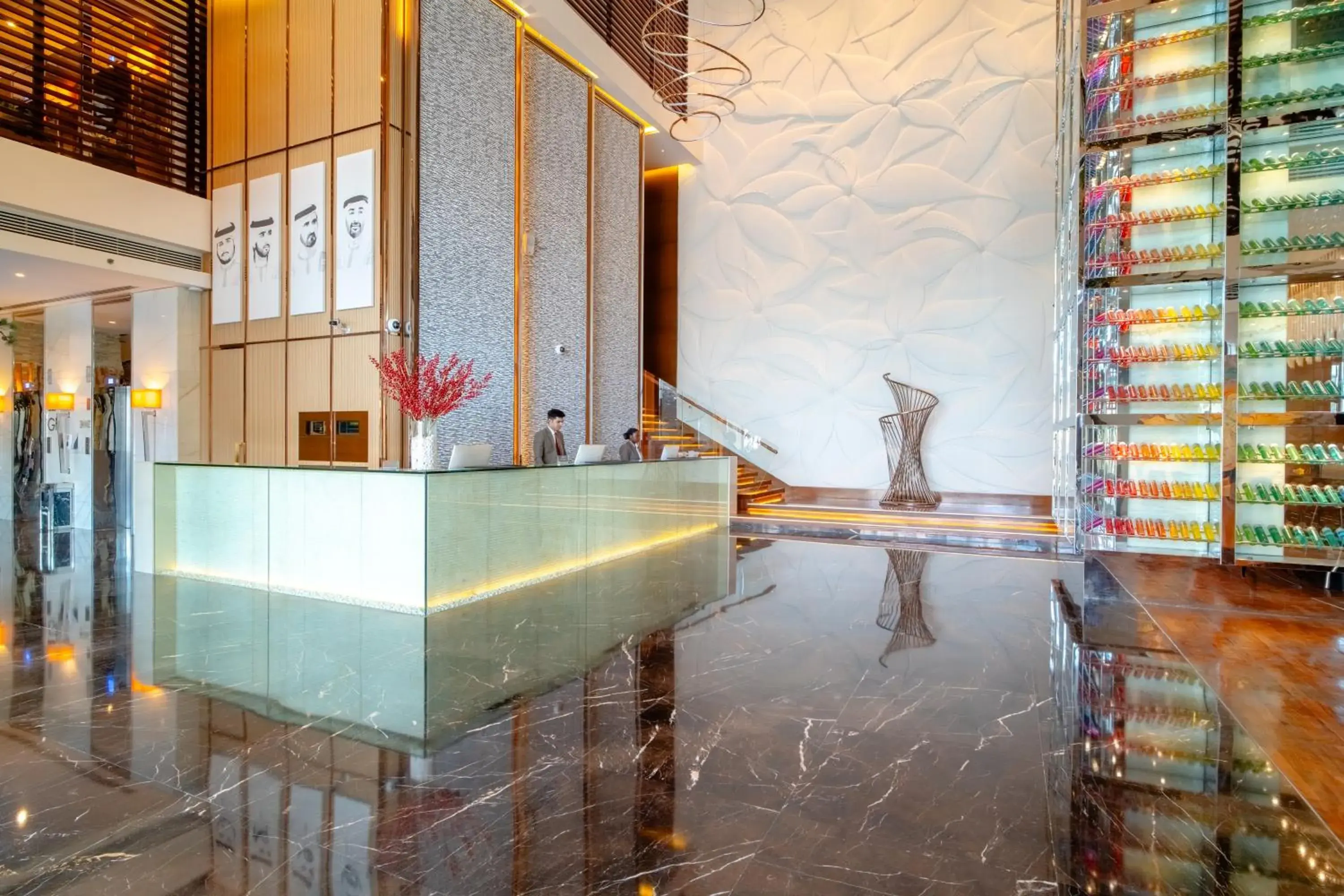 Lobby or reception in Asiana Hotel Dubai Lobby or reception in Asiana Hotel Dubai