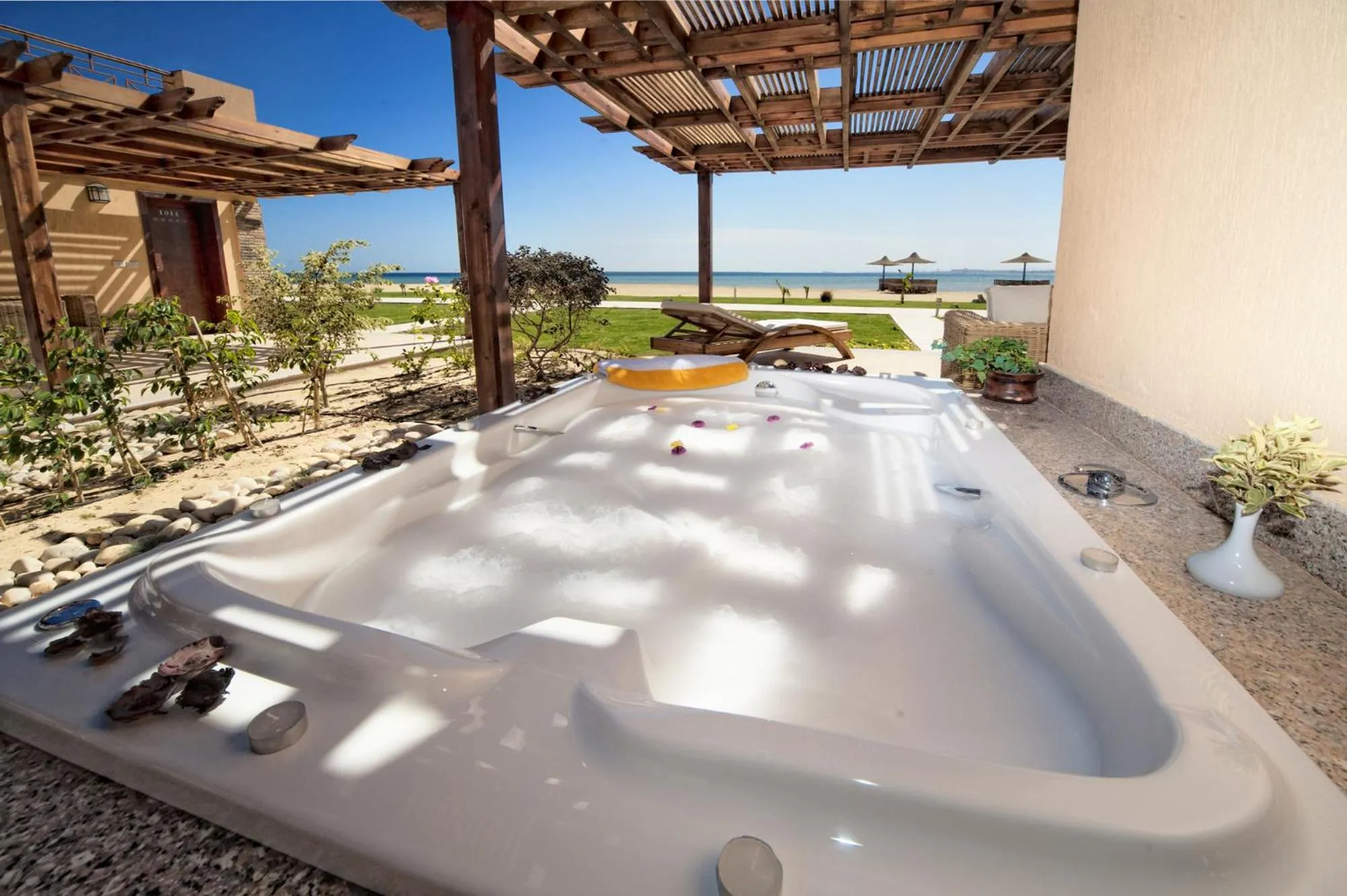 Balcony/Terrace in Shams Prestige Abu Soma (Adults Only)