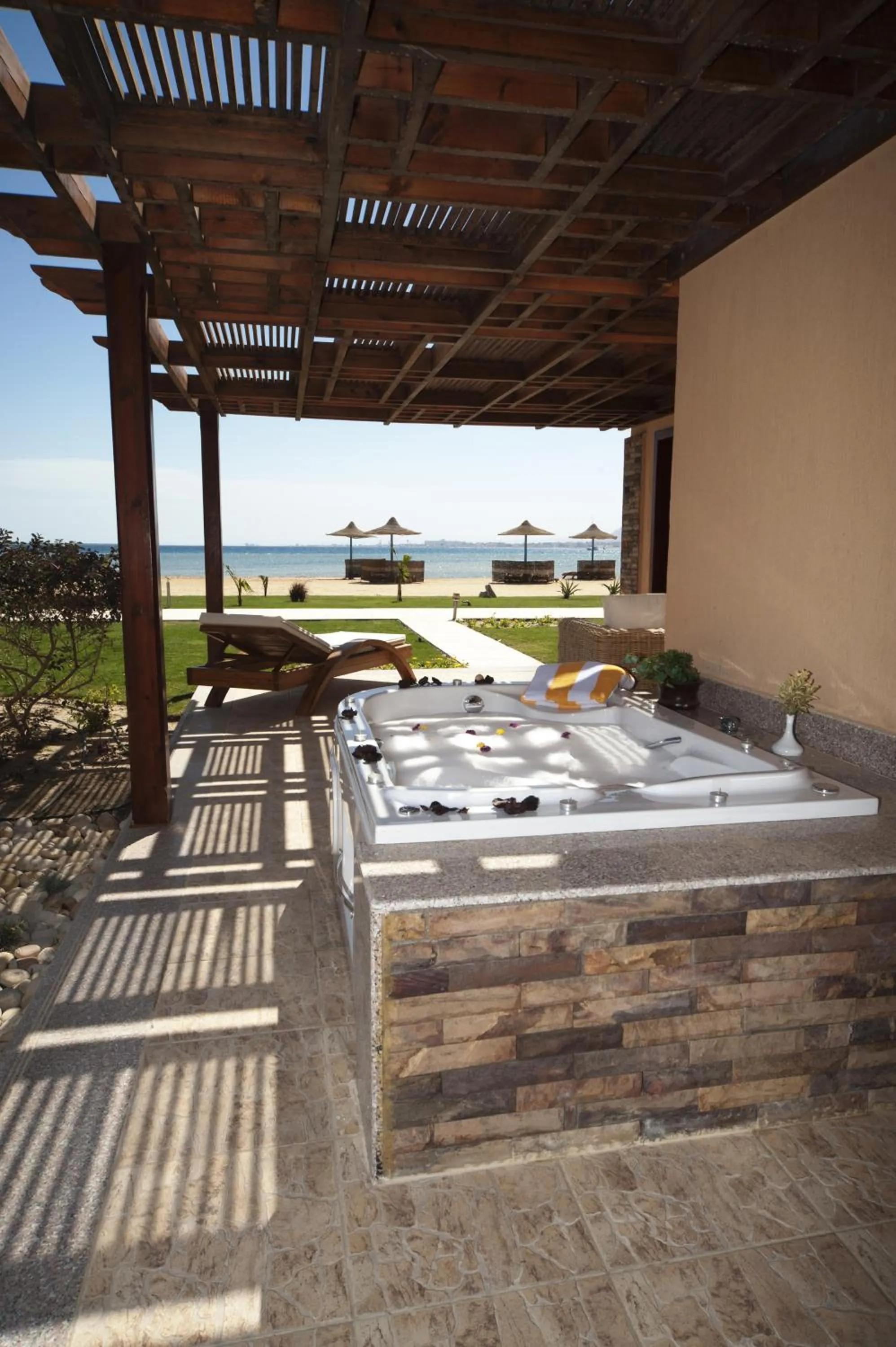 Balcony/Terrace in Shams Prestige Abu Soma (Adults Only)