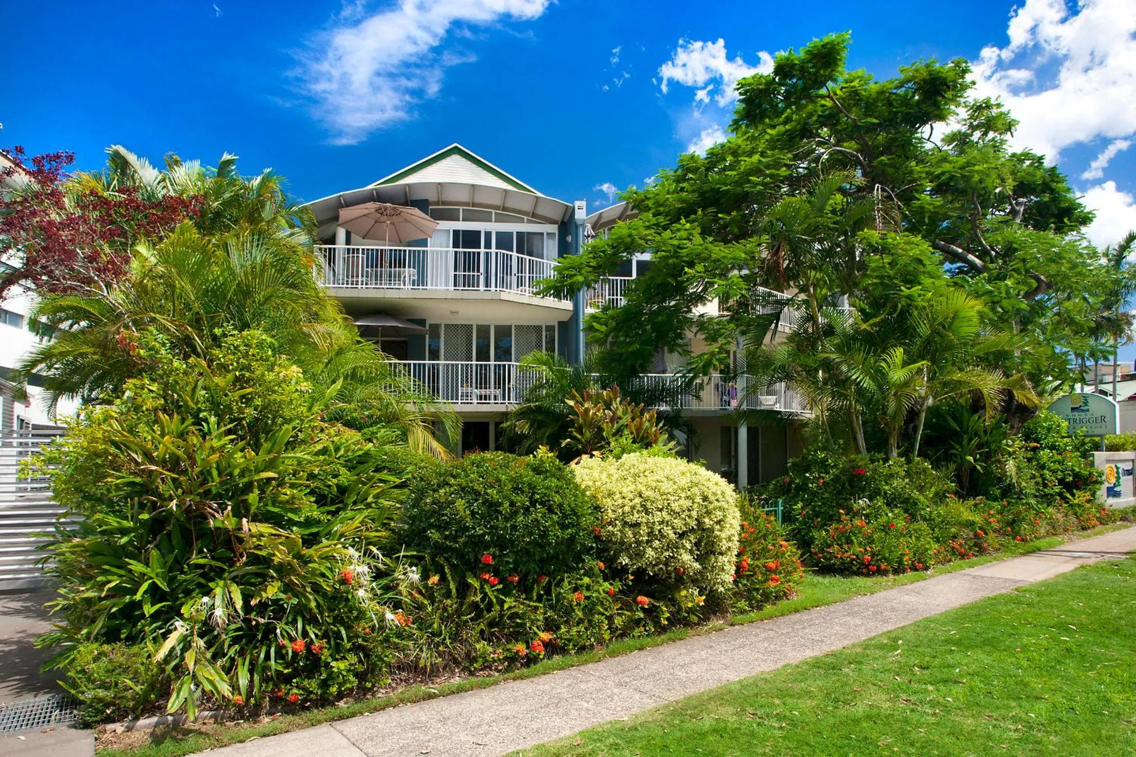 Facade/entrance in Noosa Outrigger Beach Resort