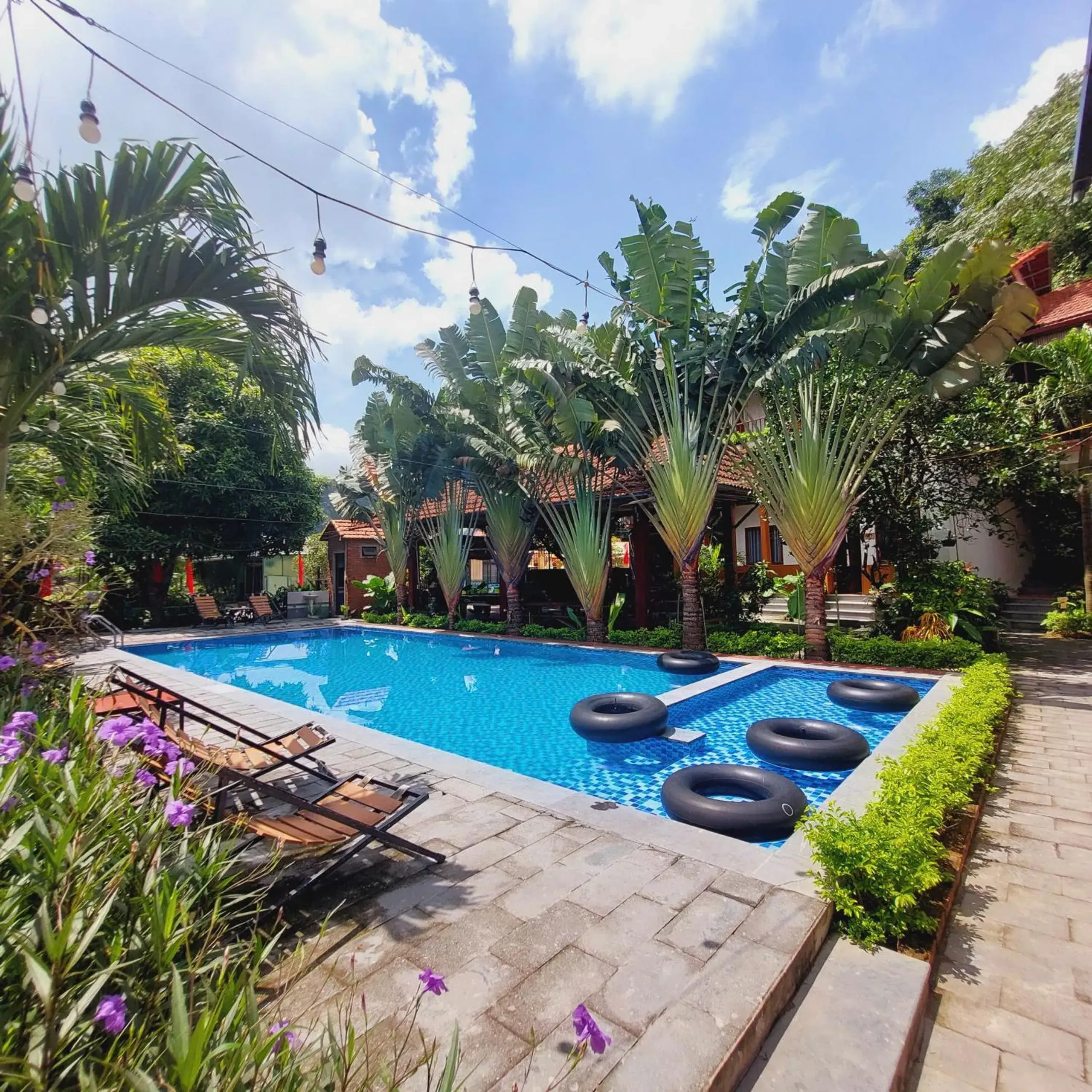 Swimming pool in Ninh Binh Mountain Side Homestay & Cafe Swimming pool in Ninh Binh Mountain Side Homestay & Cafe