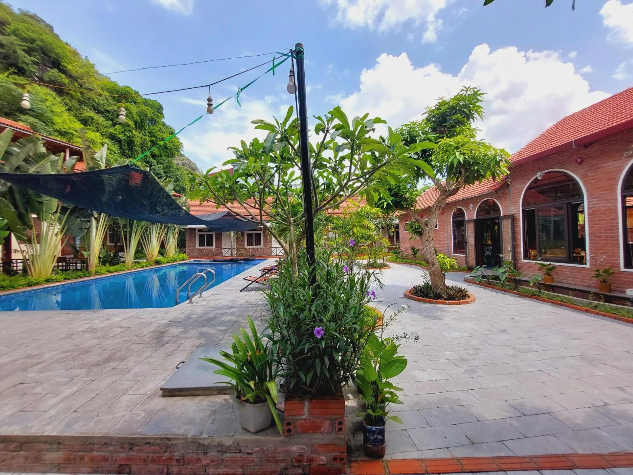 Garden view in Ninh Binh Mountain Side Homestay & Cafe