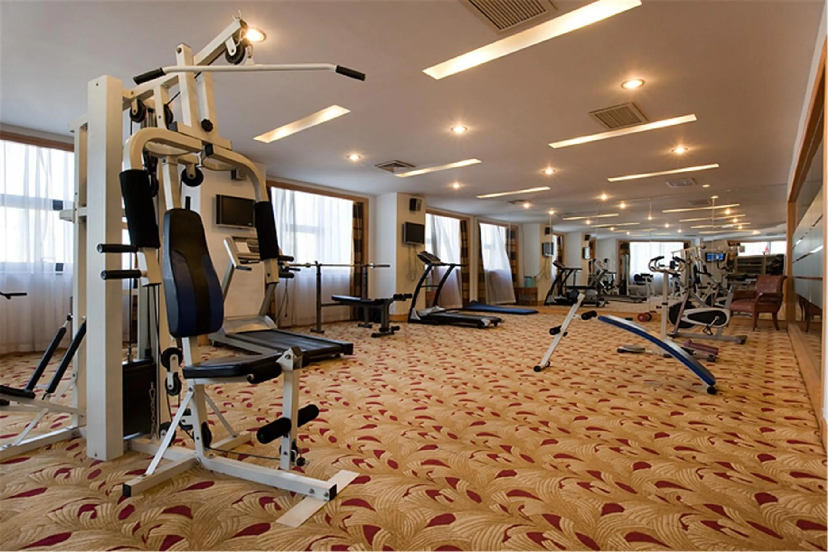 Fitness centre/facilities in Golden Ocean Hotel Tianjin