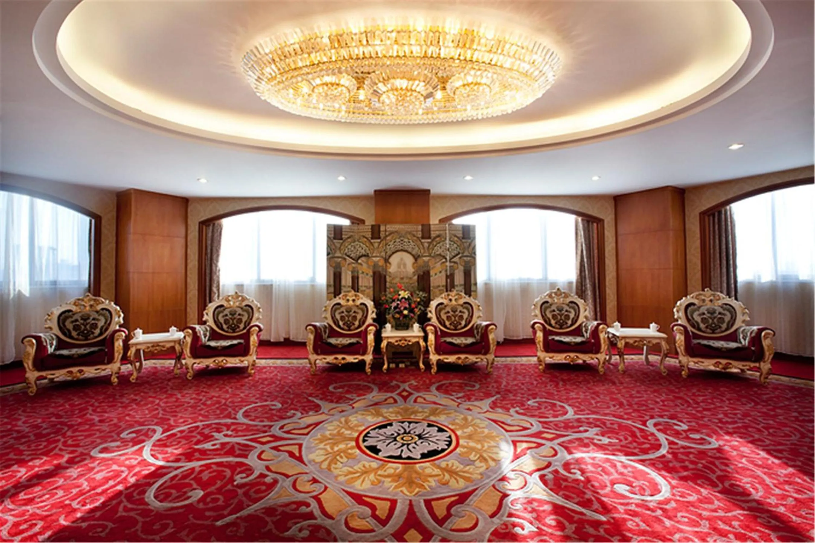 Lobby or reception in Golden Ocean Hotel Tianjin