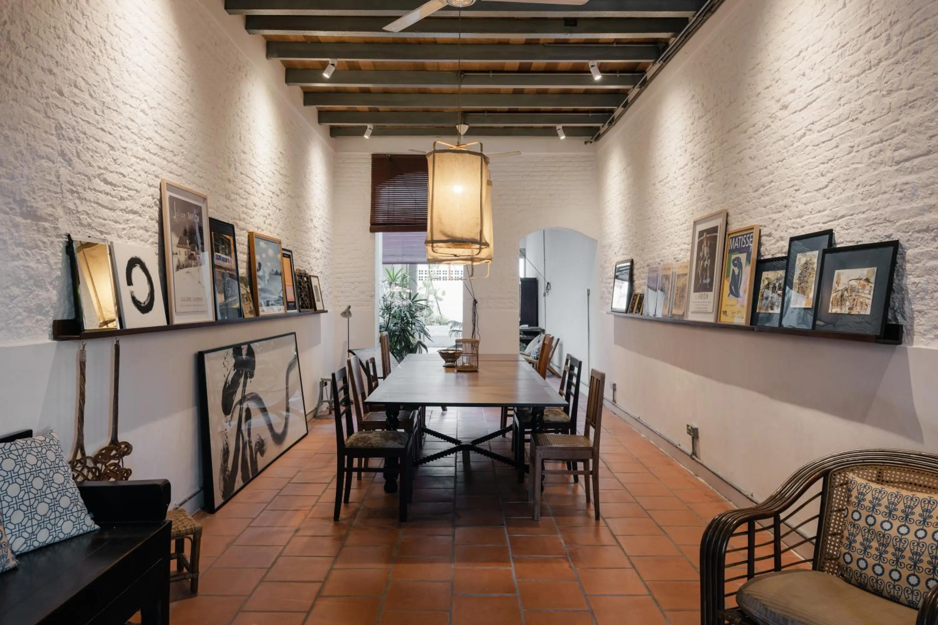 Dining area in Cheong Fatt Tze - The Blue Mansion
