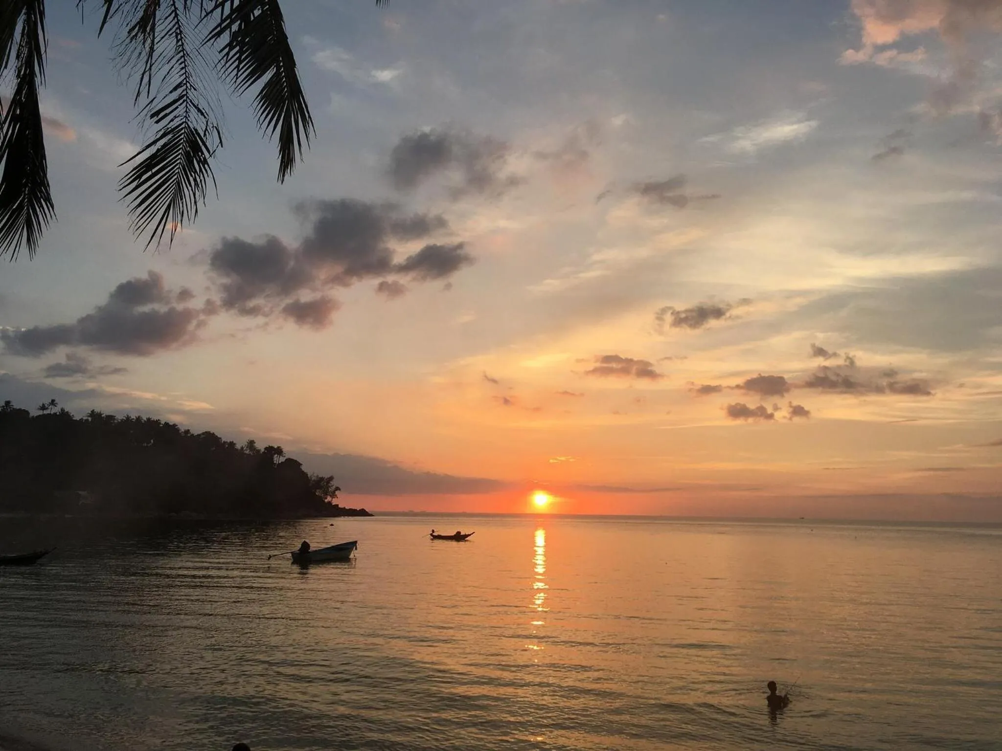 Sunset in Haad Salad Villa
