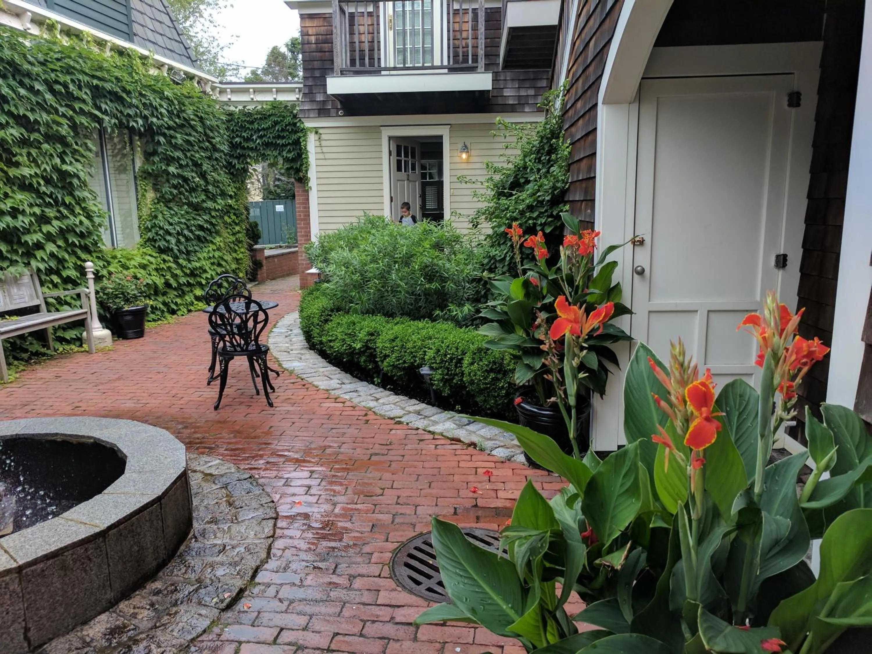 Patio in Pelham Court Hotel
