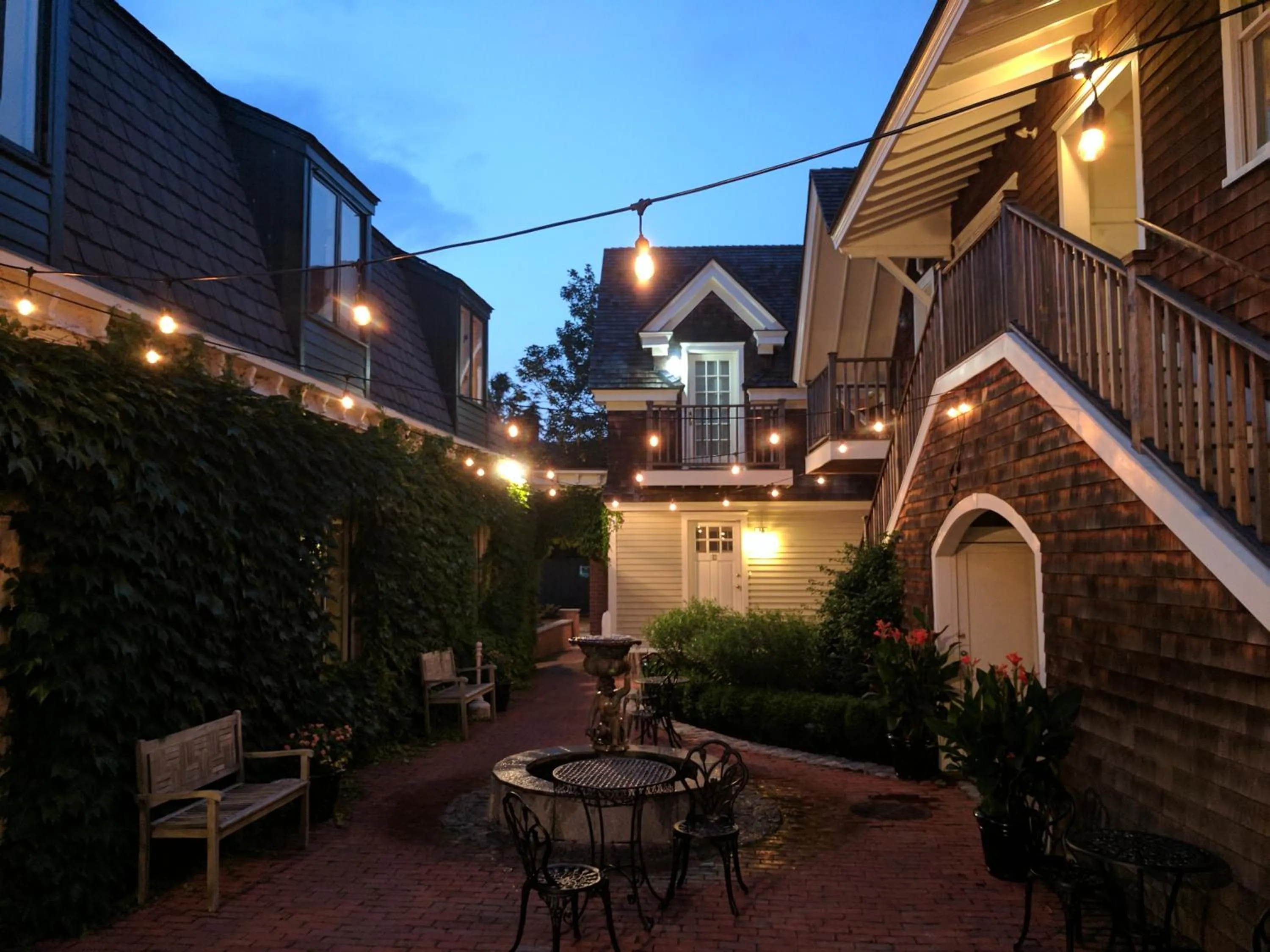 Patio in Pelham Court Hotel