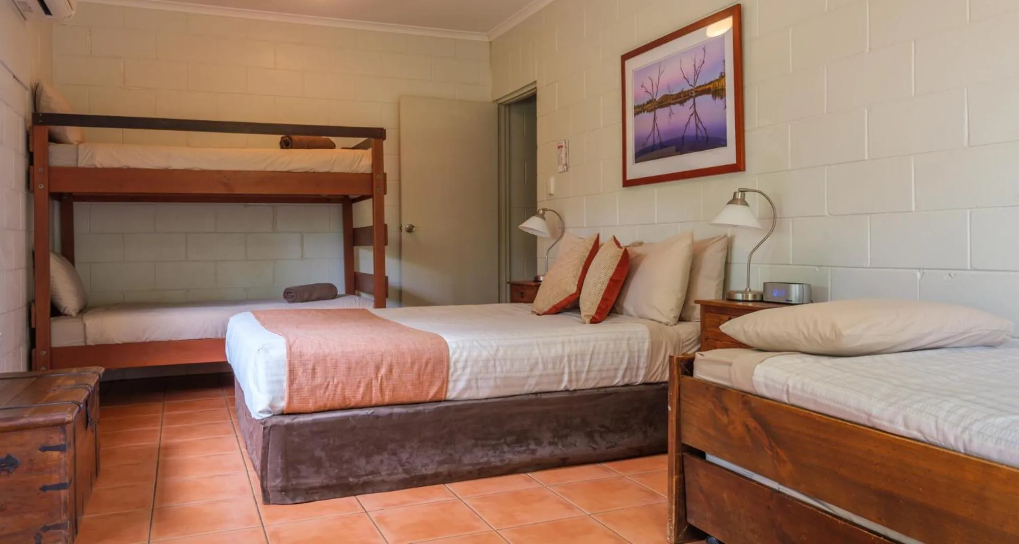 Bed in The Station at El Questro