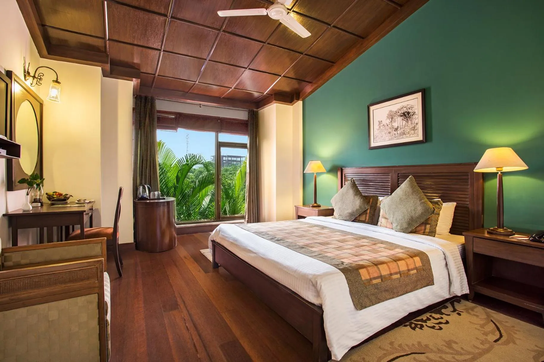Photo of the whole room, Bed in The Riverview Retreat Corbett by Leisure Hotels