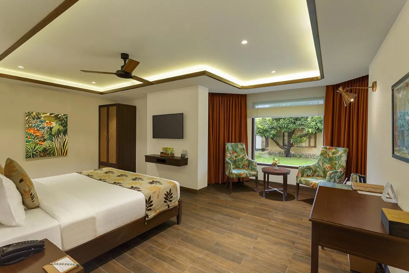 Bedroom, Bed in The Riverview Retreat Corbett by Leisure Hotels