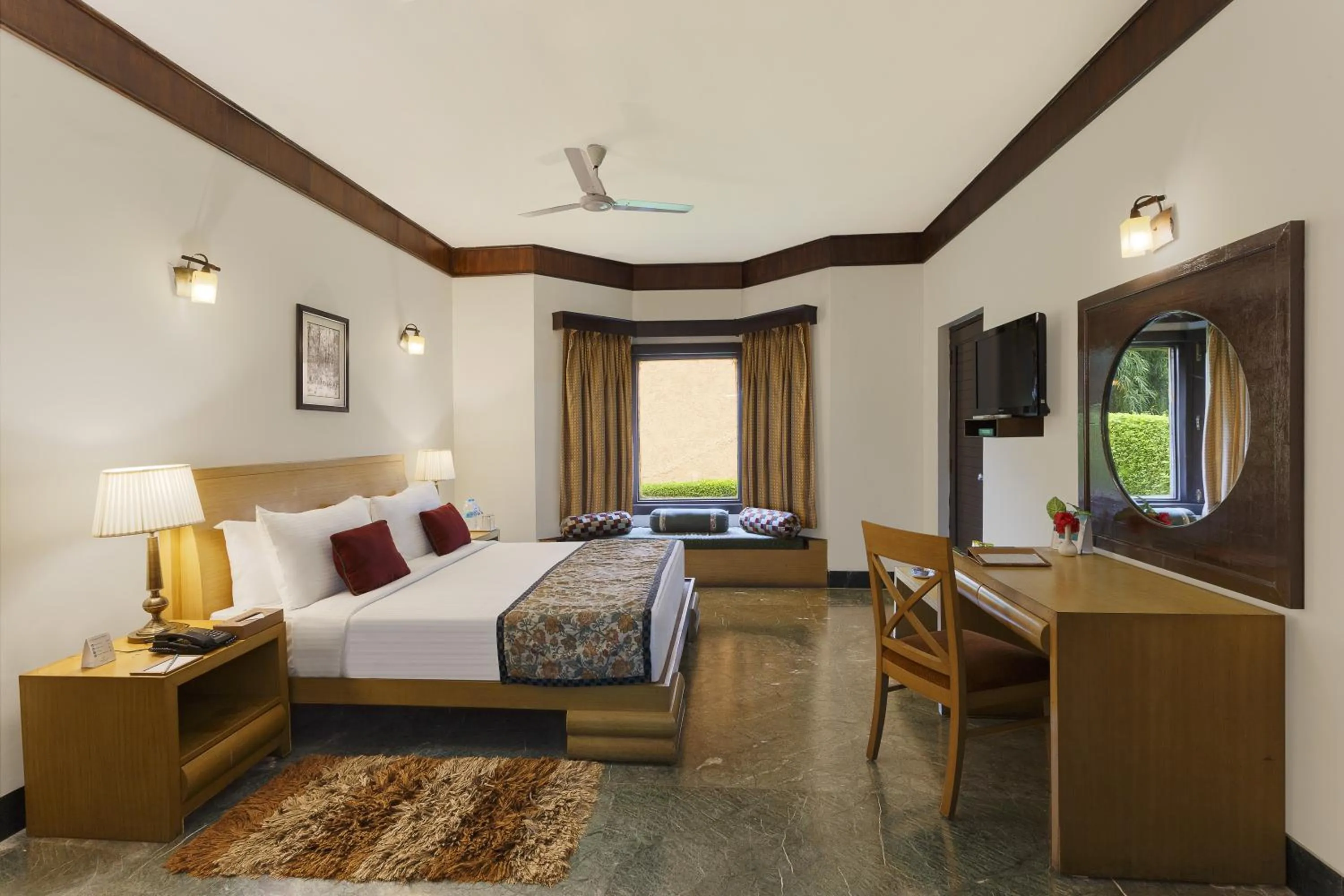Photo of the whole room, Bed in The Riverview Retreat Corbett by Leisure Hotels