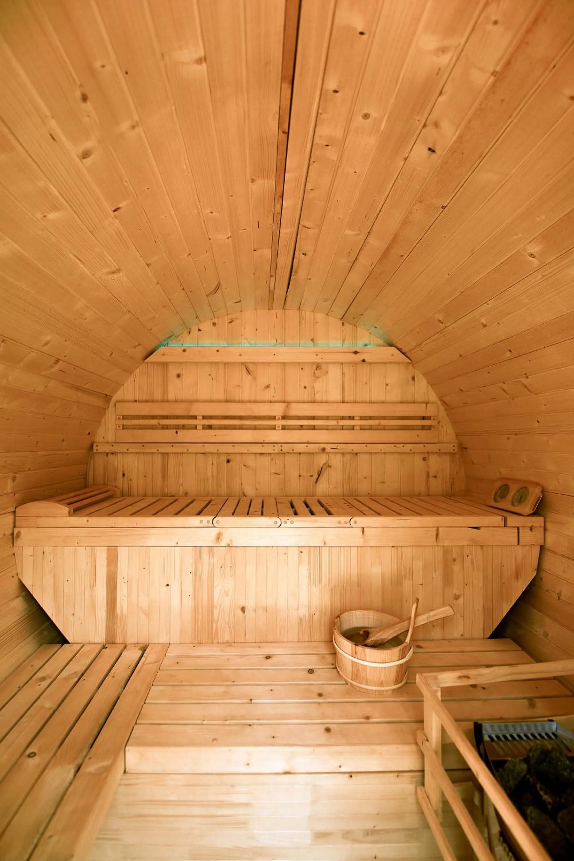 Sauna in L'Hostellerie du Moulin des Oliviers