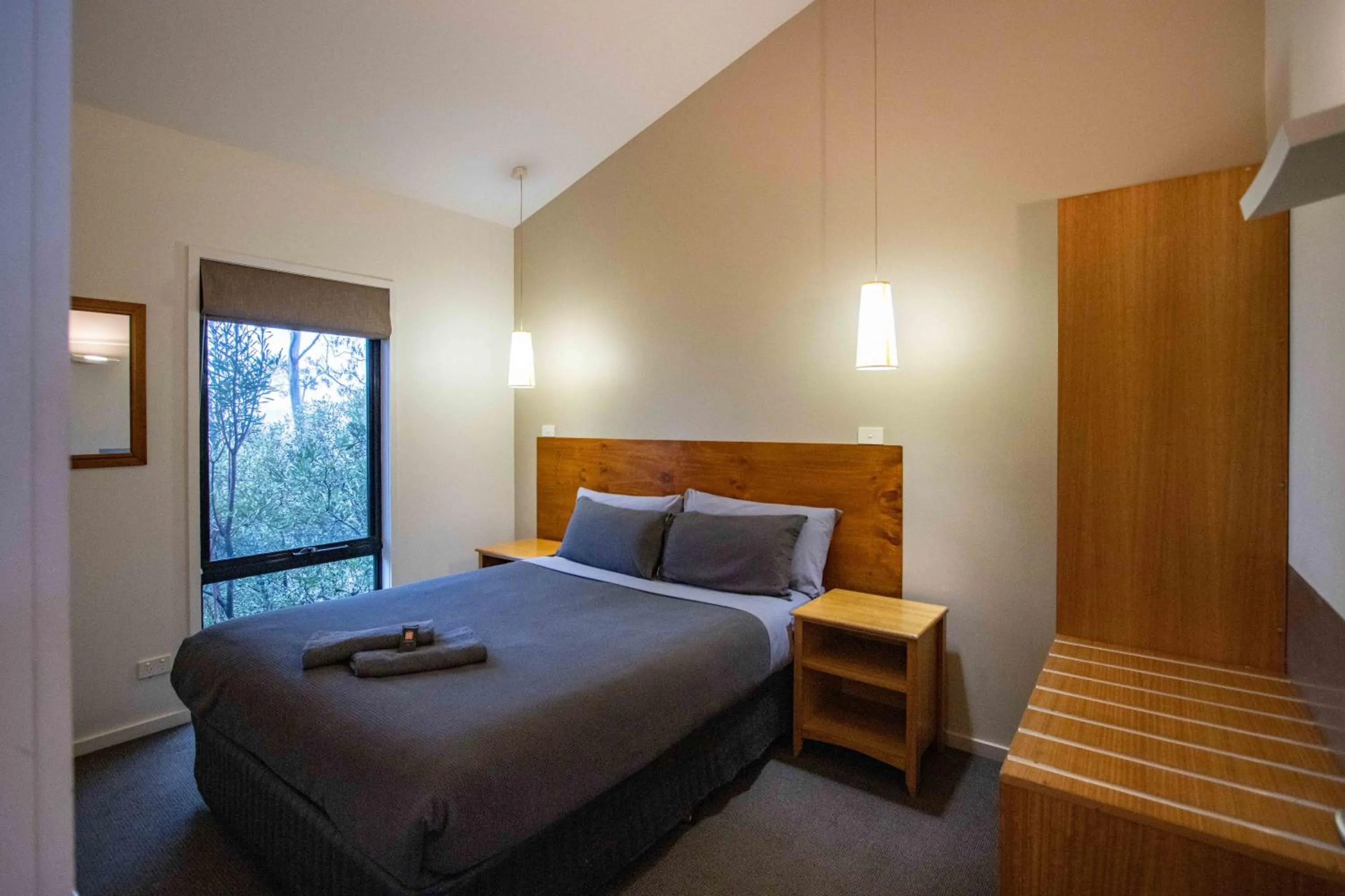 Photo of the whole room, Bed in Cradle Mountain Wilderness Village