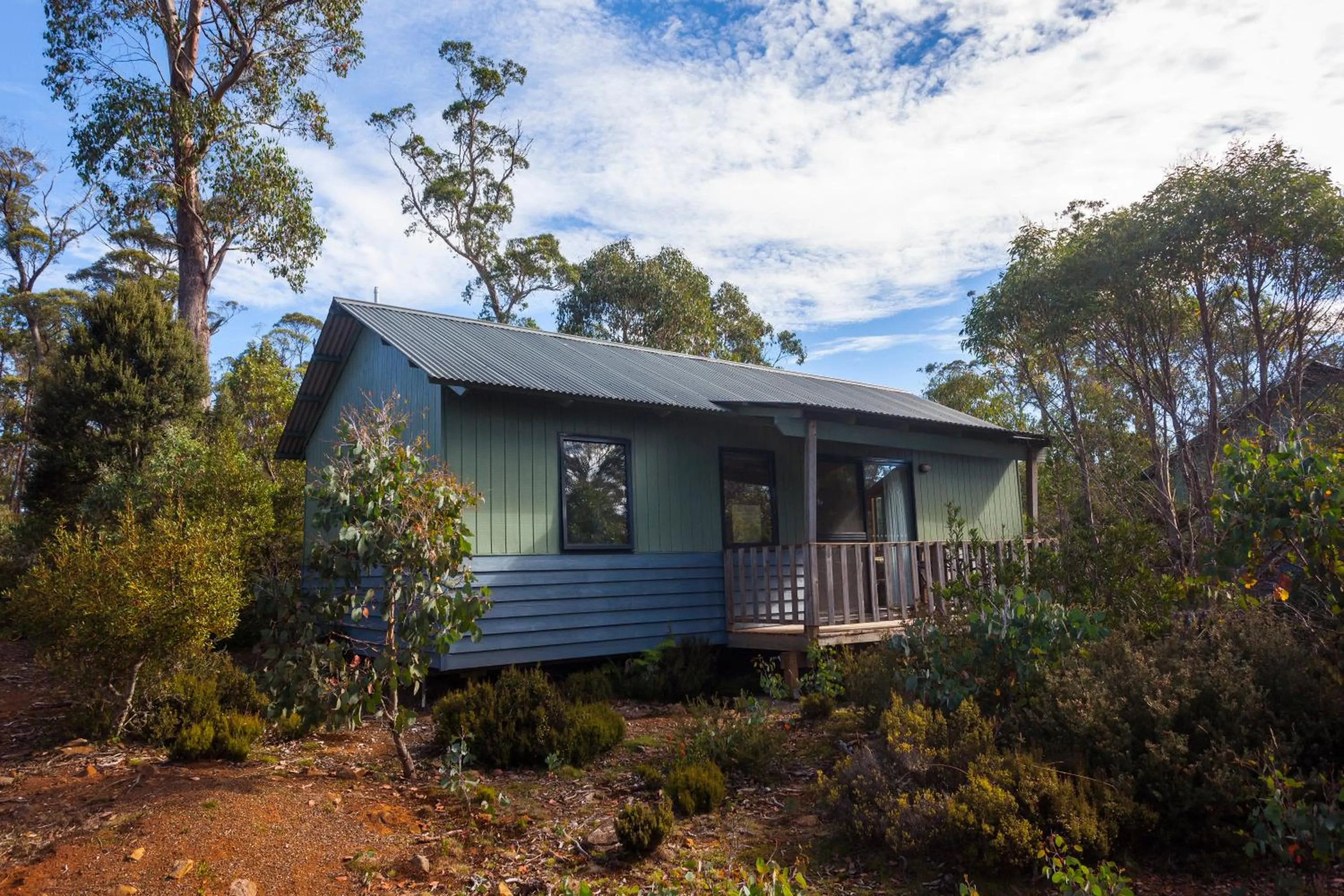 Facade/entrance in Cradle Mountain Wilderness Village