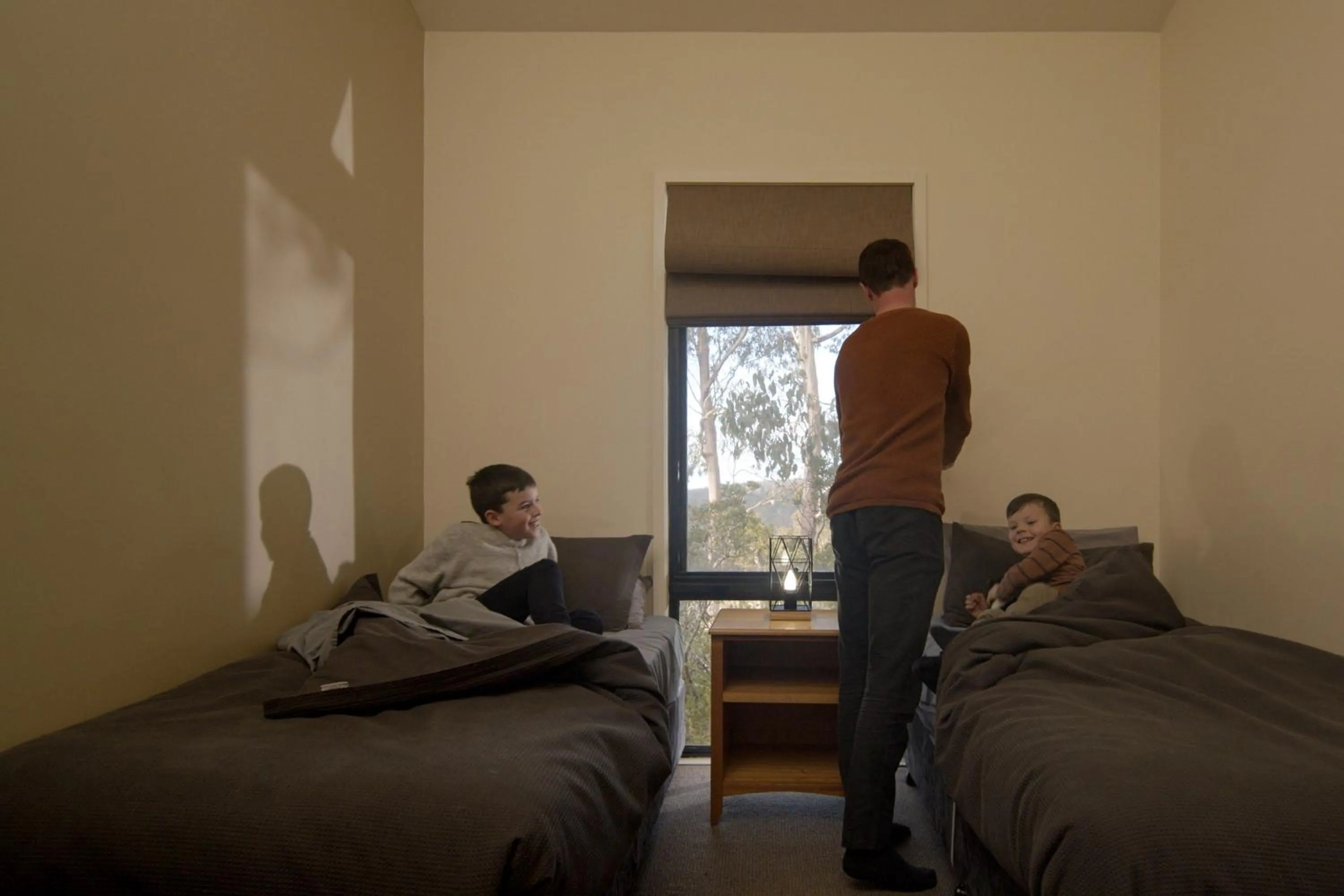 Bedroom, Bed in Cradle Mountain Wilderness Village