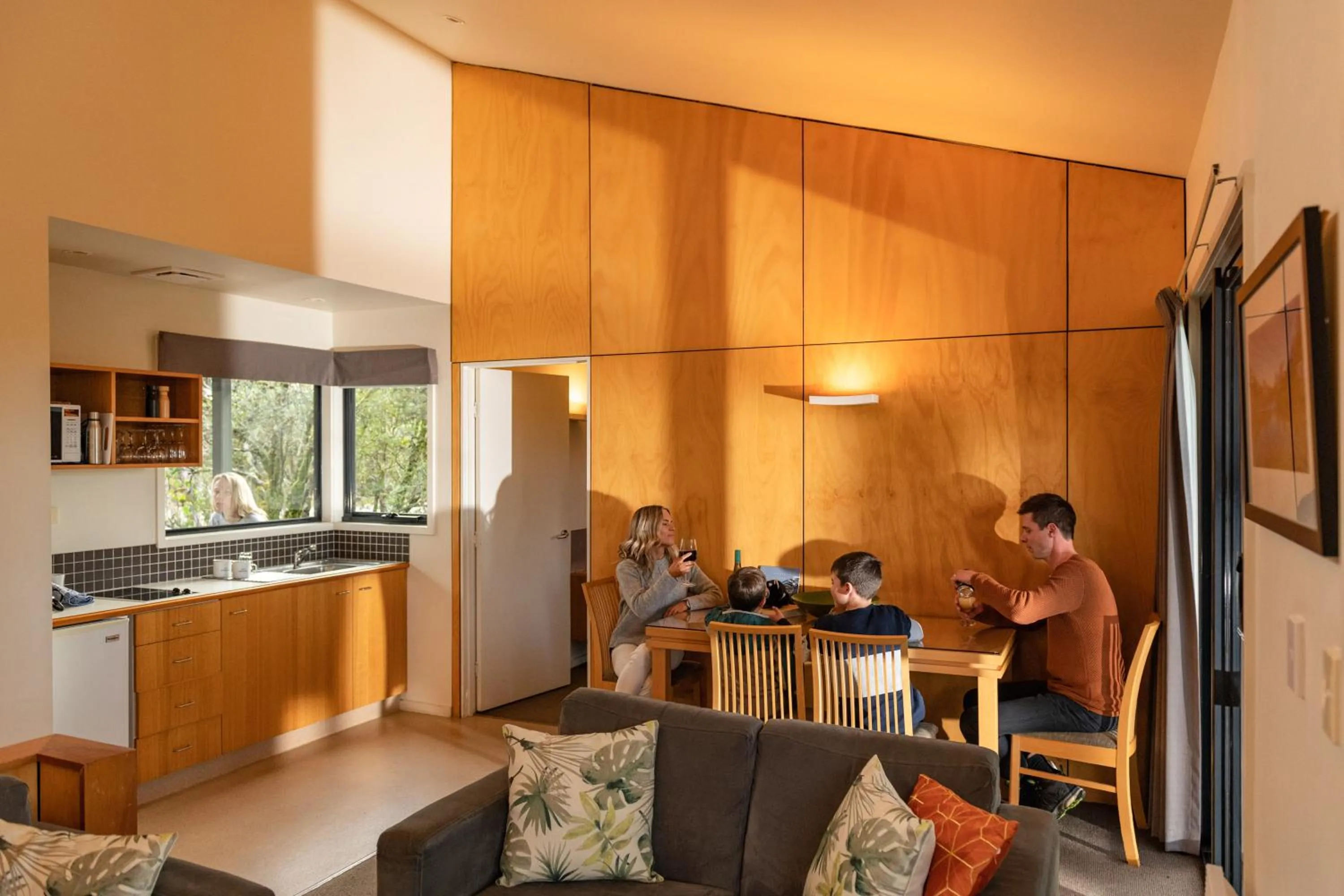 Kitchen or kitchenette in Cradle Mountain Wilderness Village