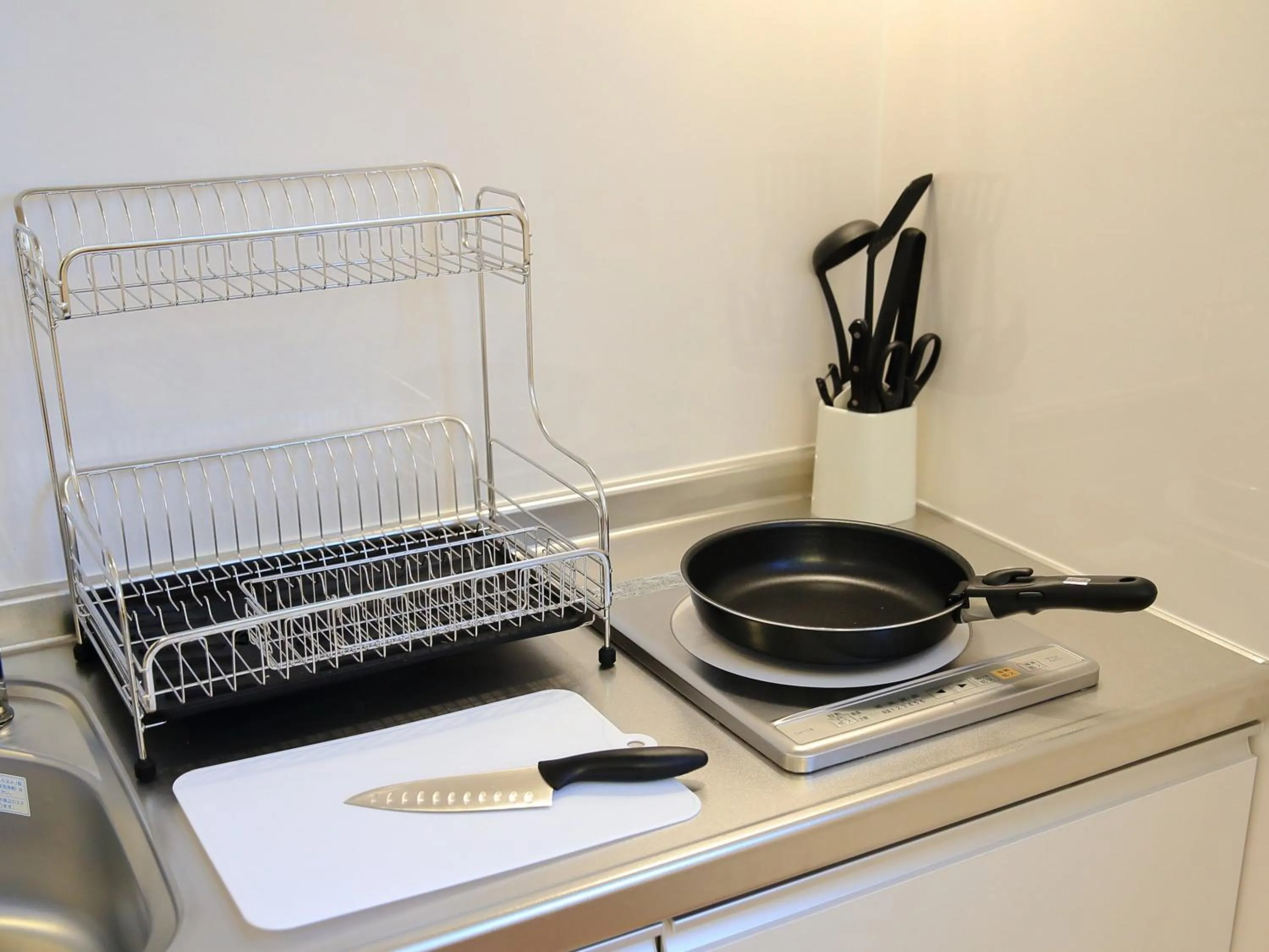 Kitchen or kitchenette in Kamon Inn Toji Higashi